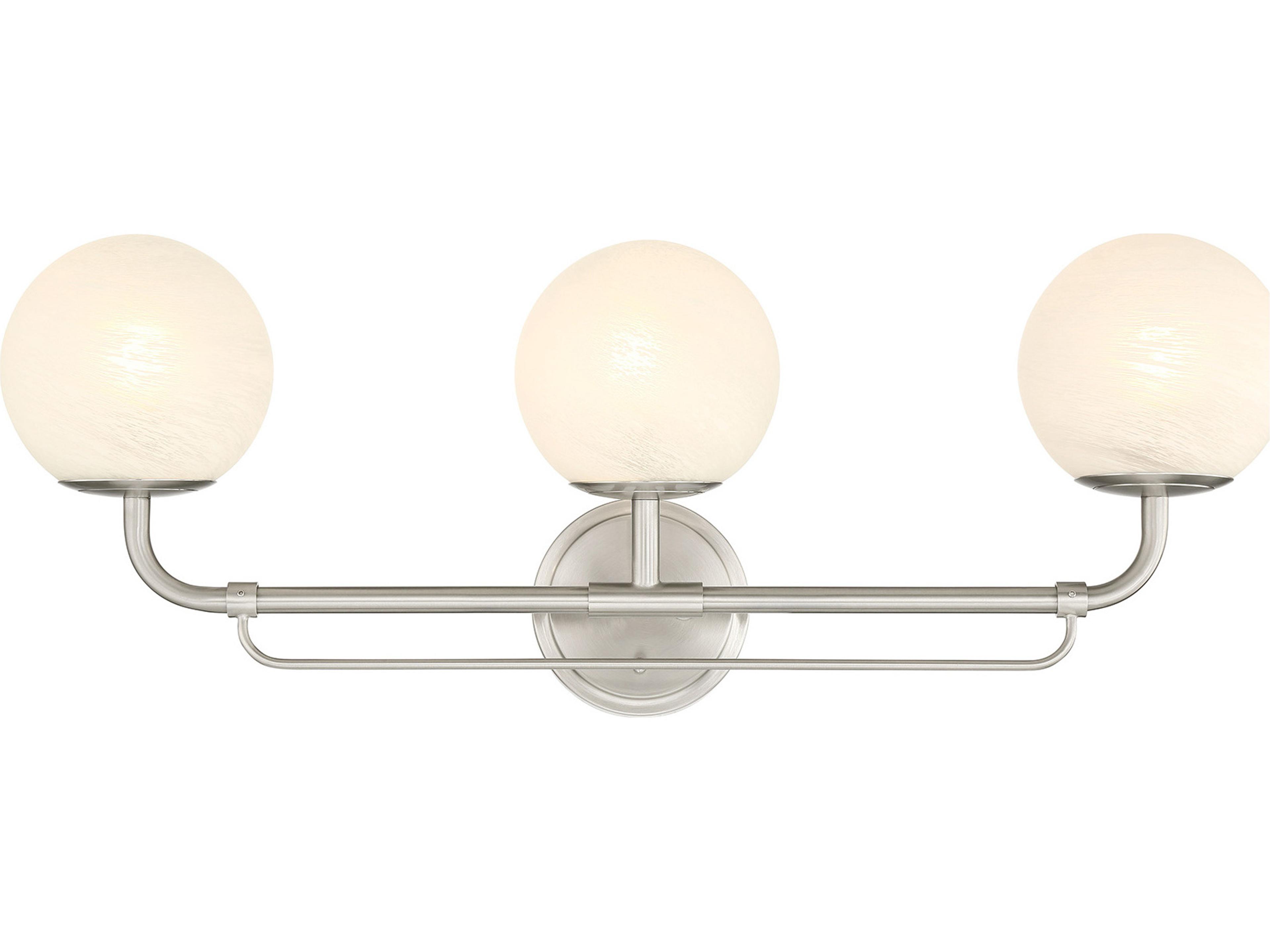 Minka Lavery Whitehall 3-Light Brushed Nickel Vanity Light