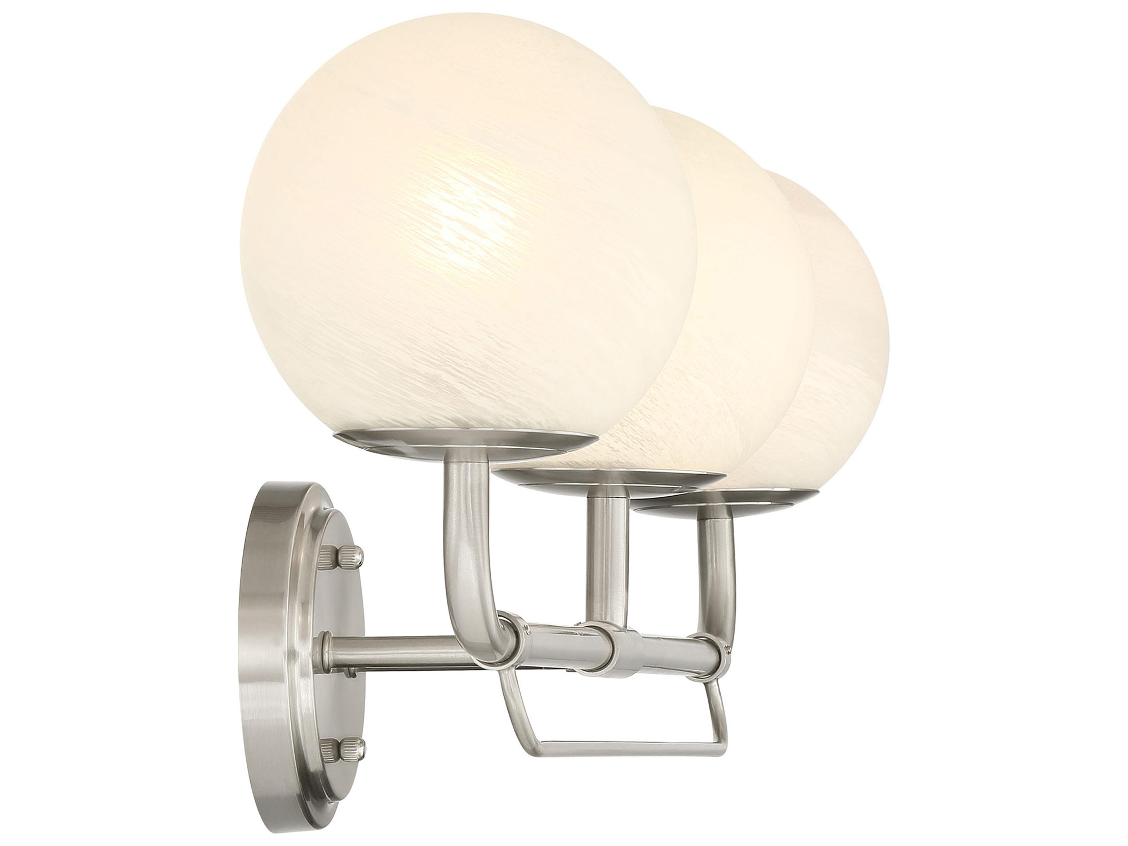 Minka Lavery Whitehall 3-Light Brushed Nickel Vanity Light