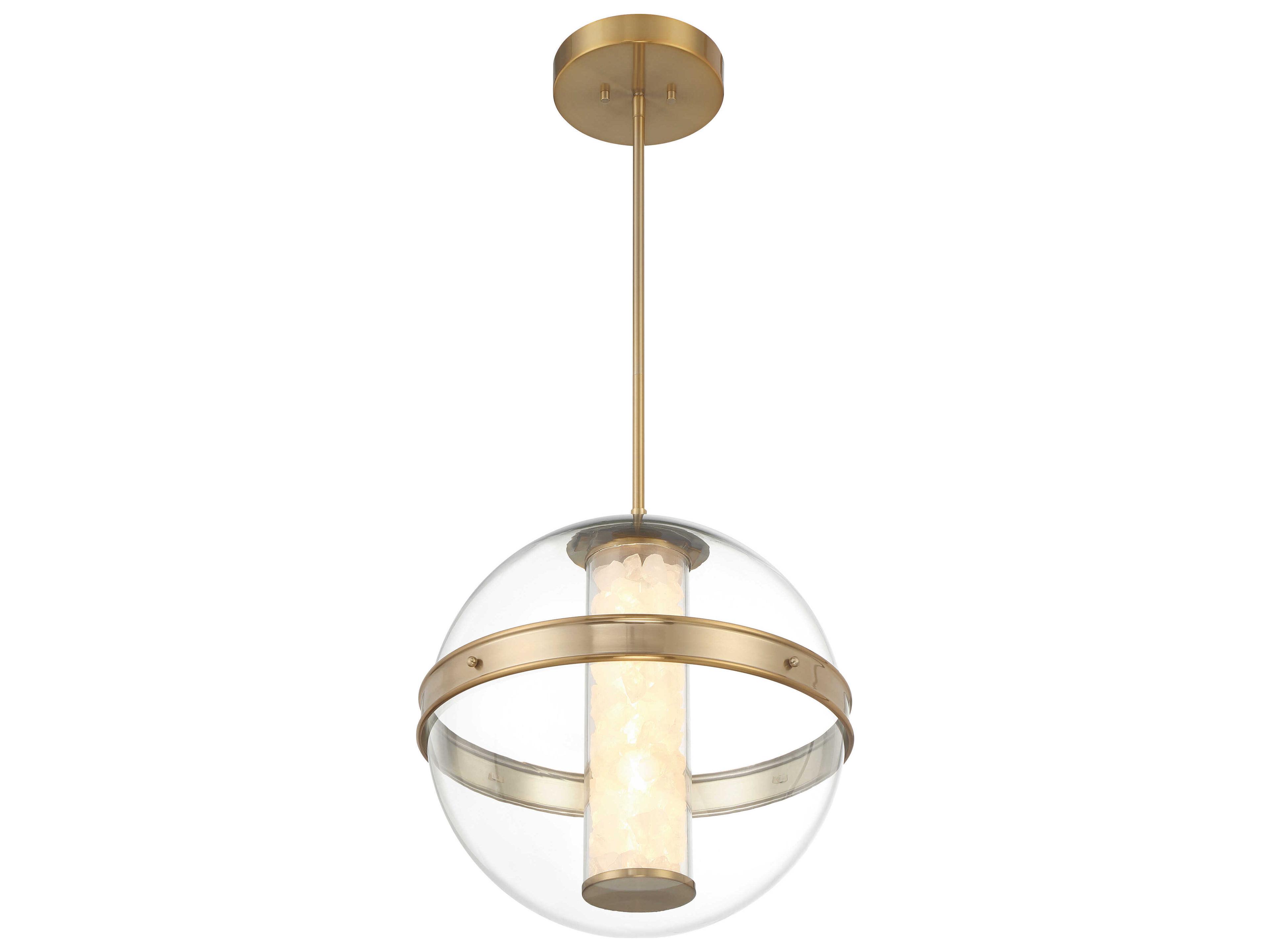 Minka Lavery Divinely Celeste Brass Globe Pendant