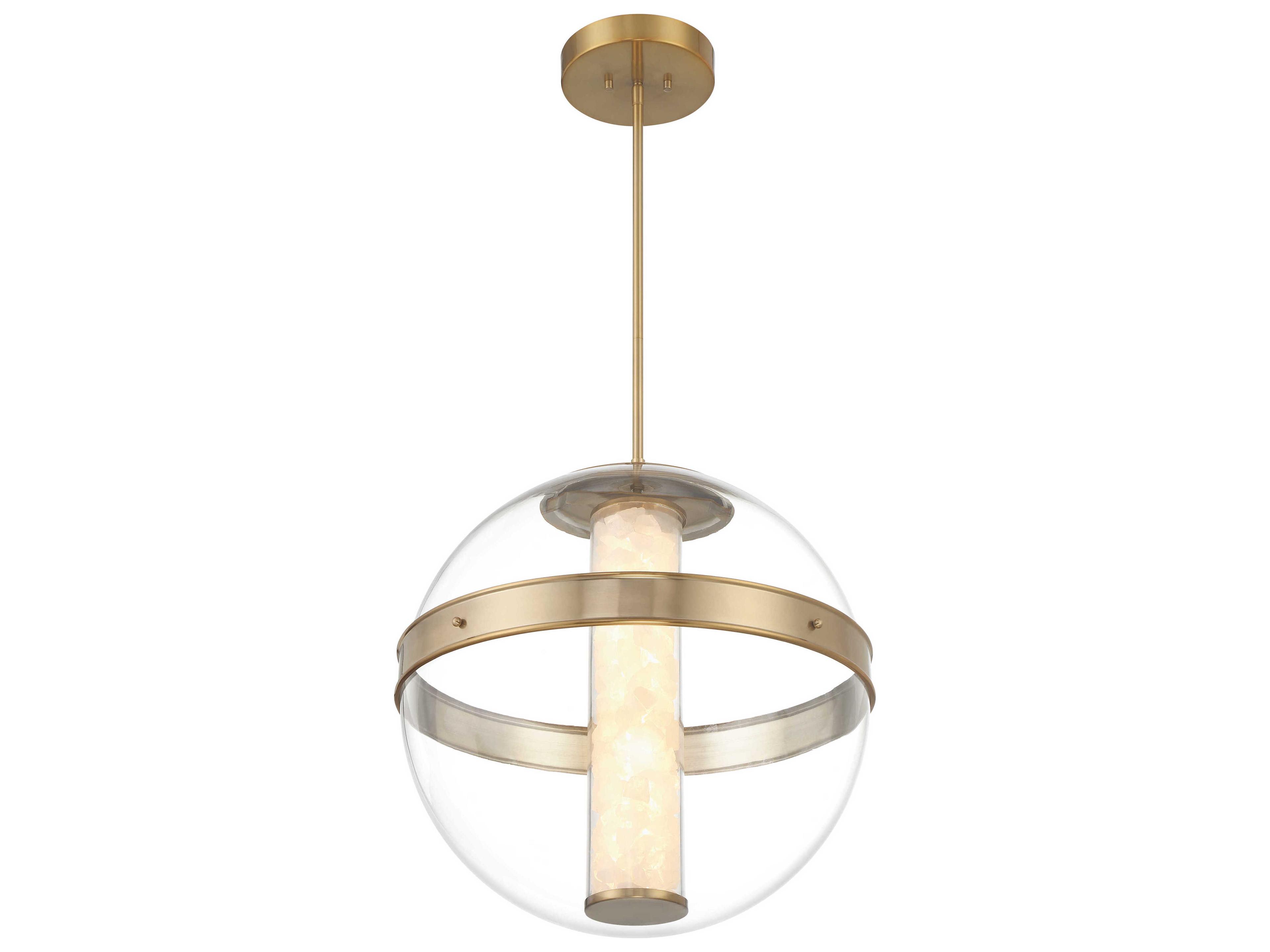 Minka Lavery Divinely Celeste Brass Globe Pendant