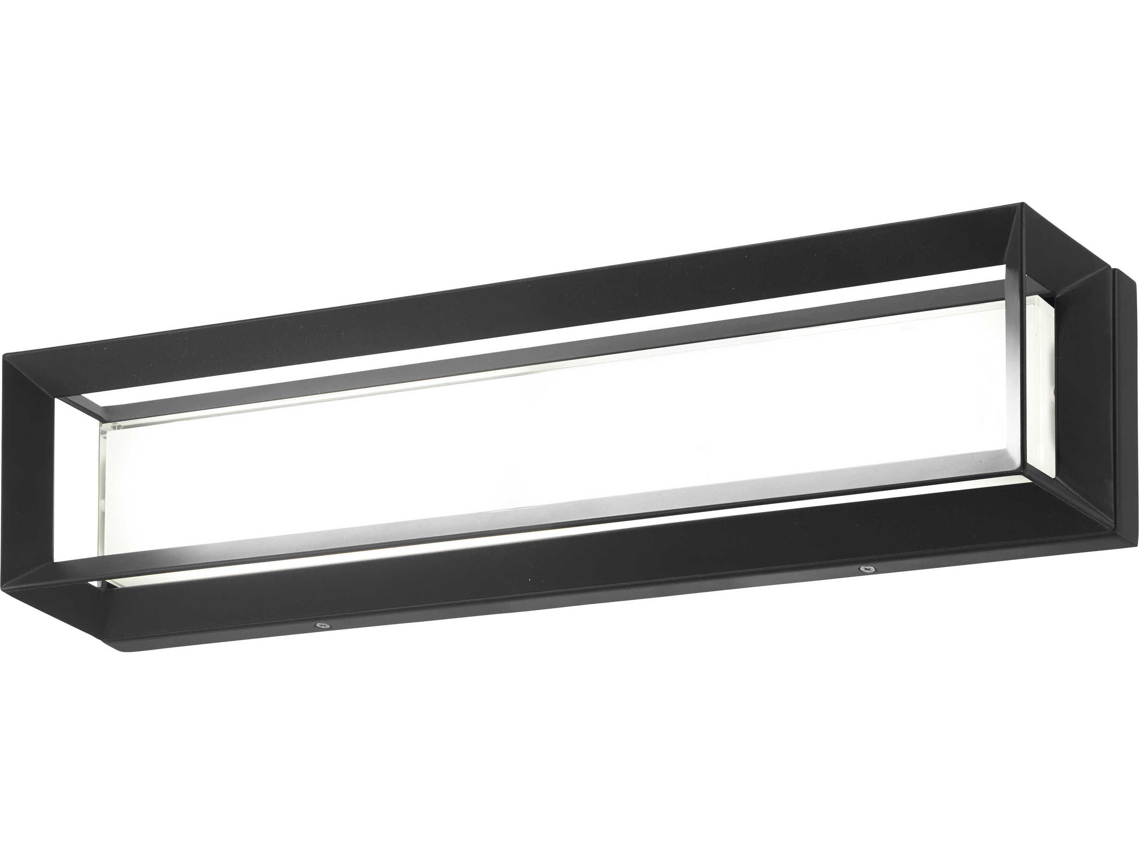 Averton 1-Light Coal Black Glass LED Vanity Light