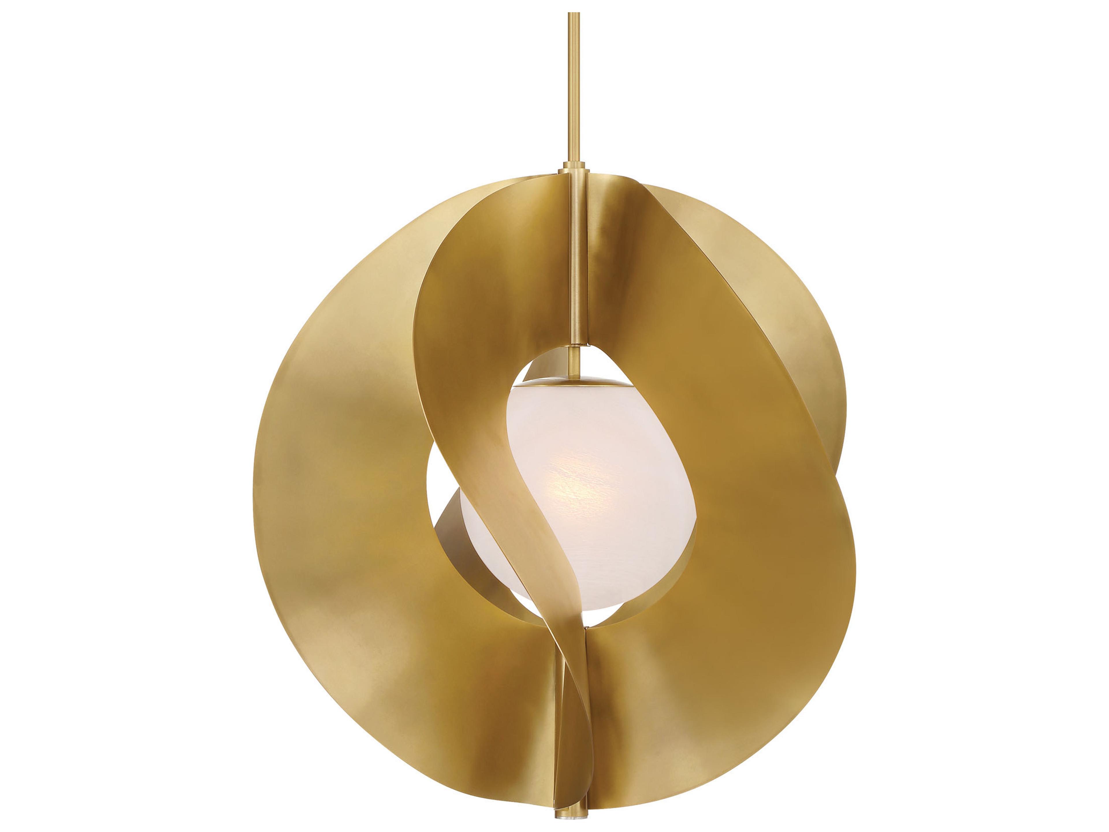 Minka Lavery Gloria 1-Light Legacy Brass Pendant