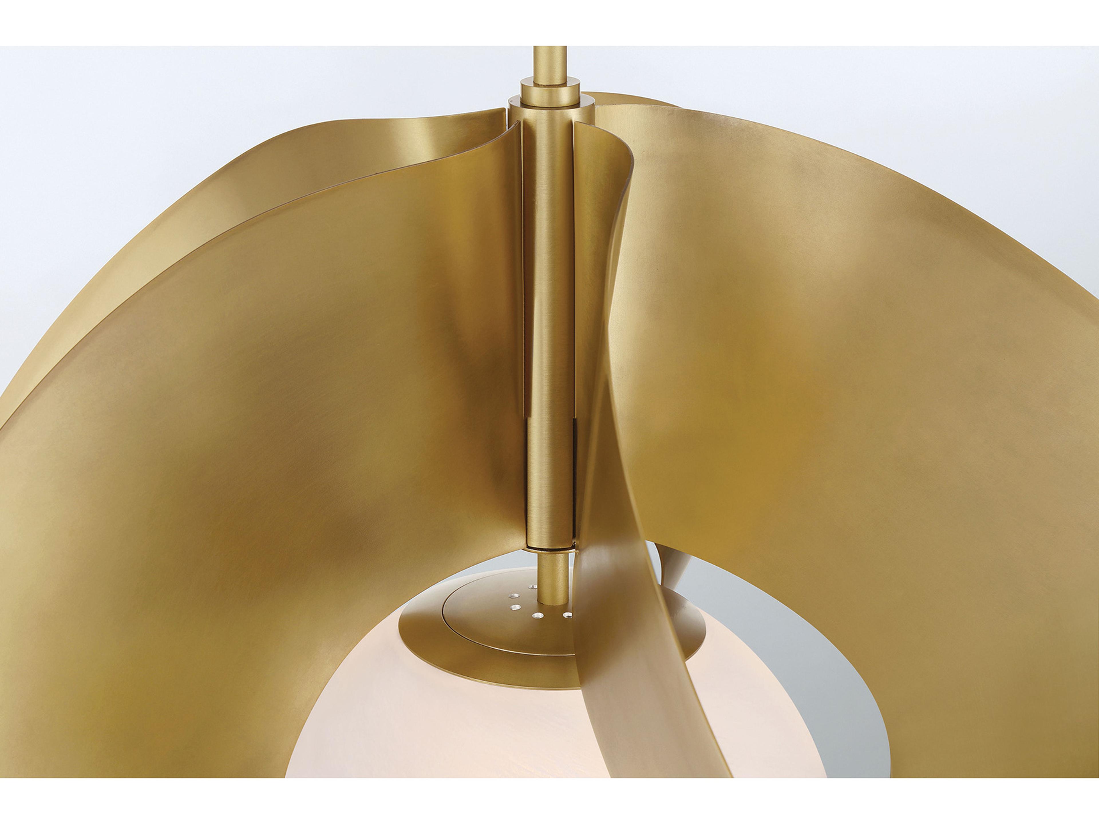 Minka Lavery Gloria 1-Light Legacy Brass Pendant