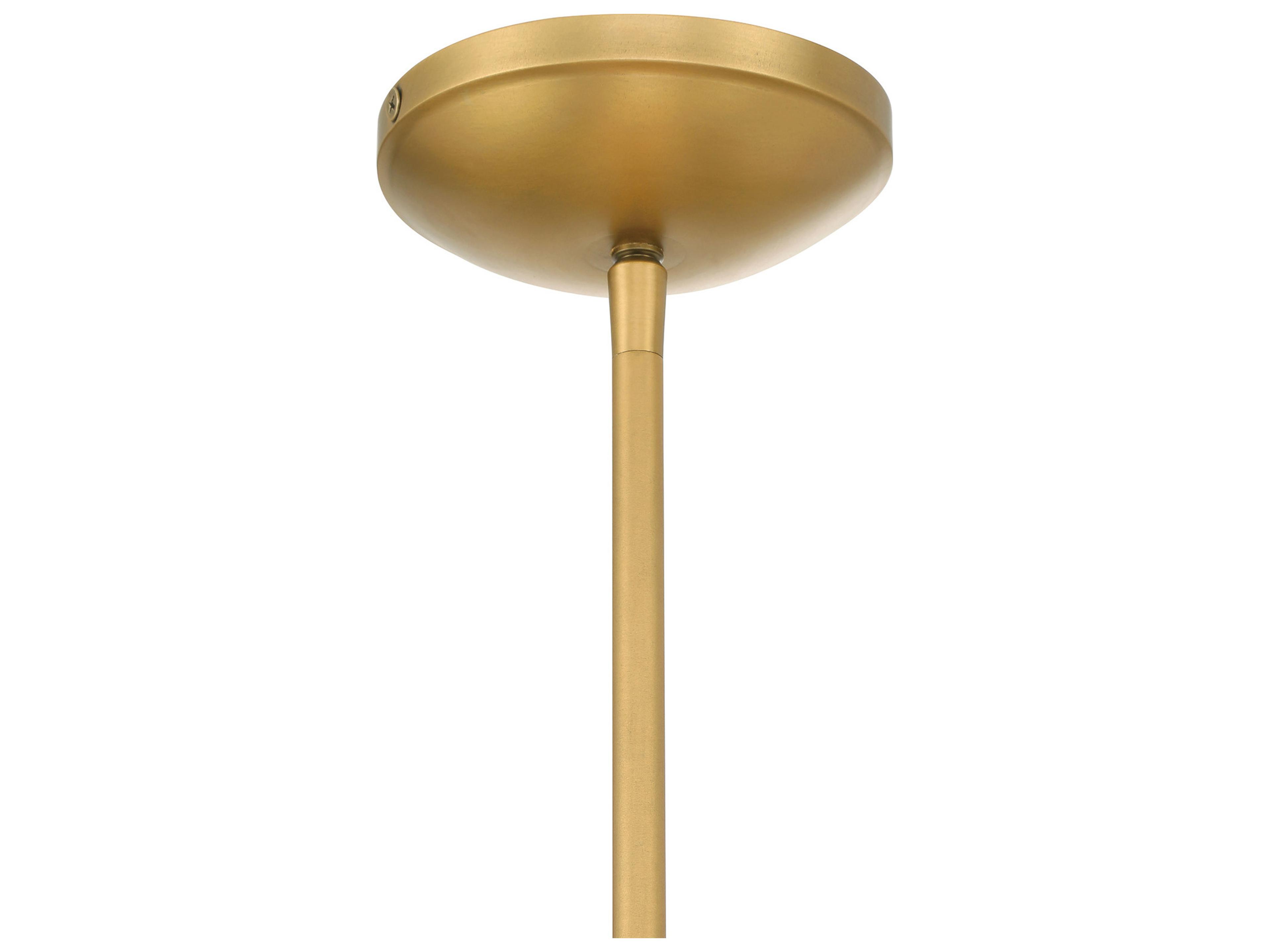 Minka Lavery Waveform 4-Light Legacy Brass Pendant