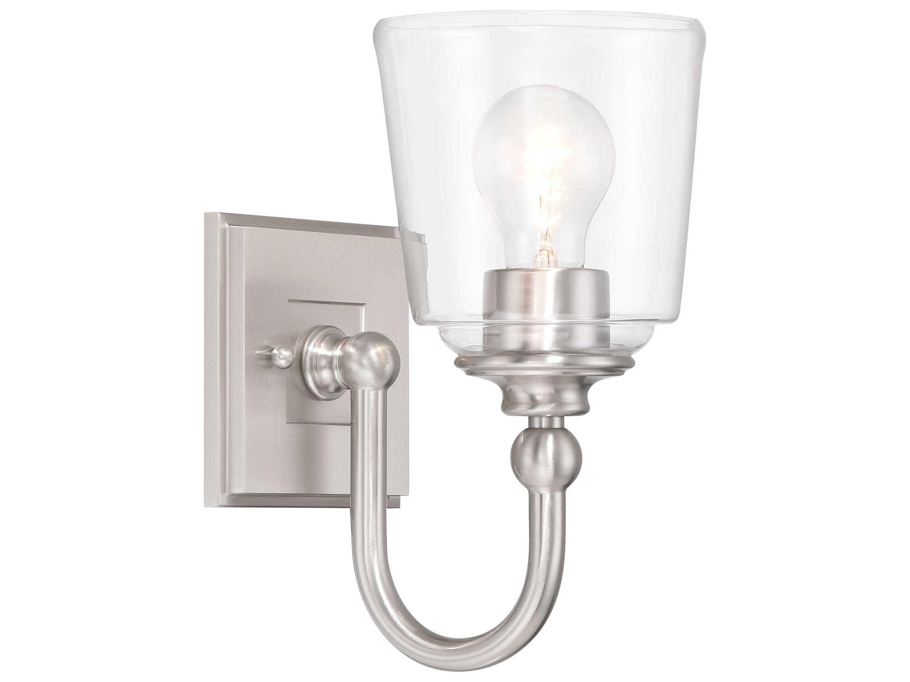 Minka Lavery Antonia 1-Light Brushed Nickel Wall Sconce