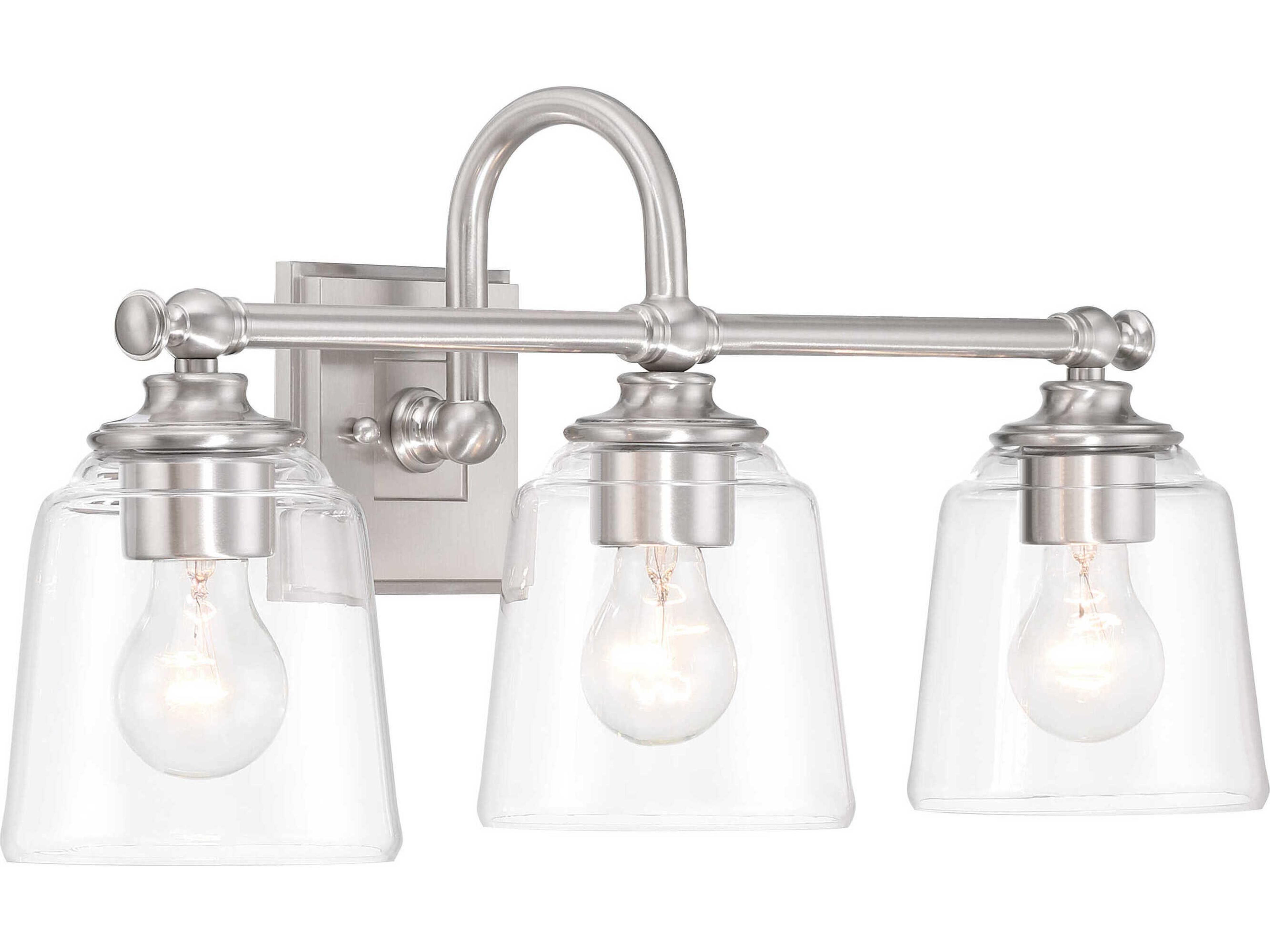 Minka Lavery Antonia 3-Light Brushed Nickel Vanity Light