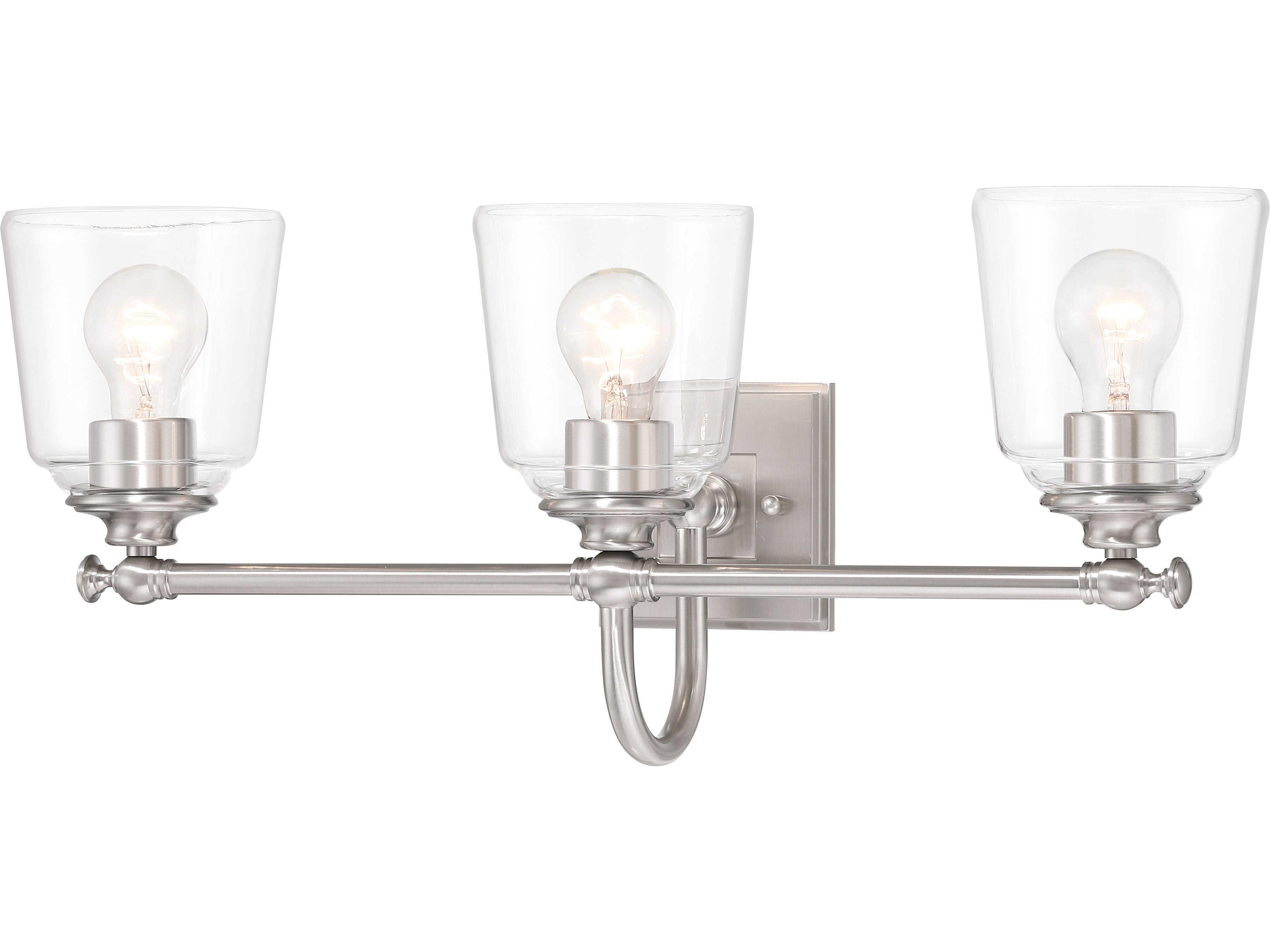 Minka Lavery Antonia 3-Light Brushed Nickel Vanity Light