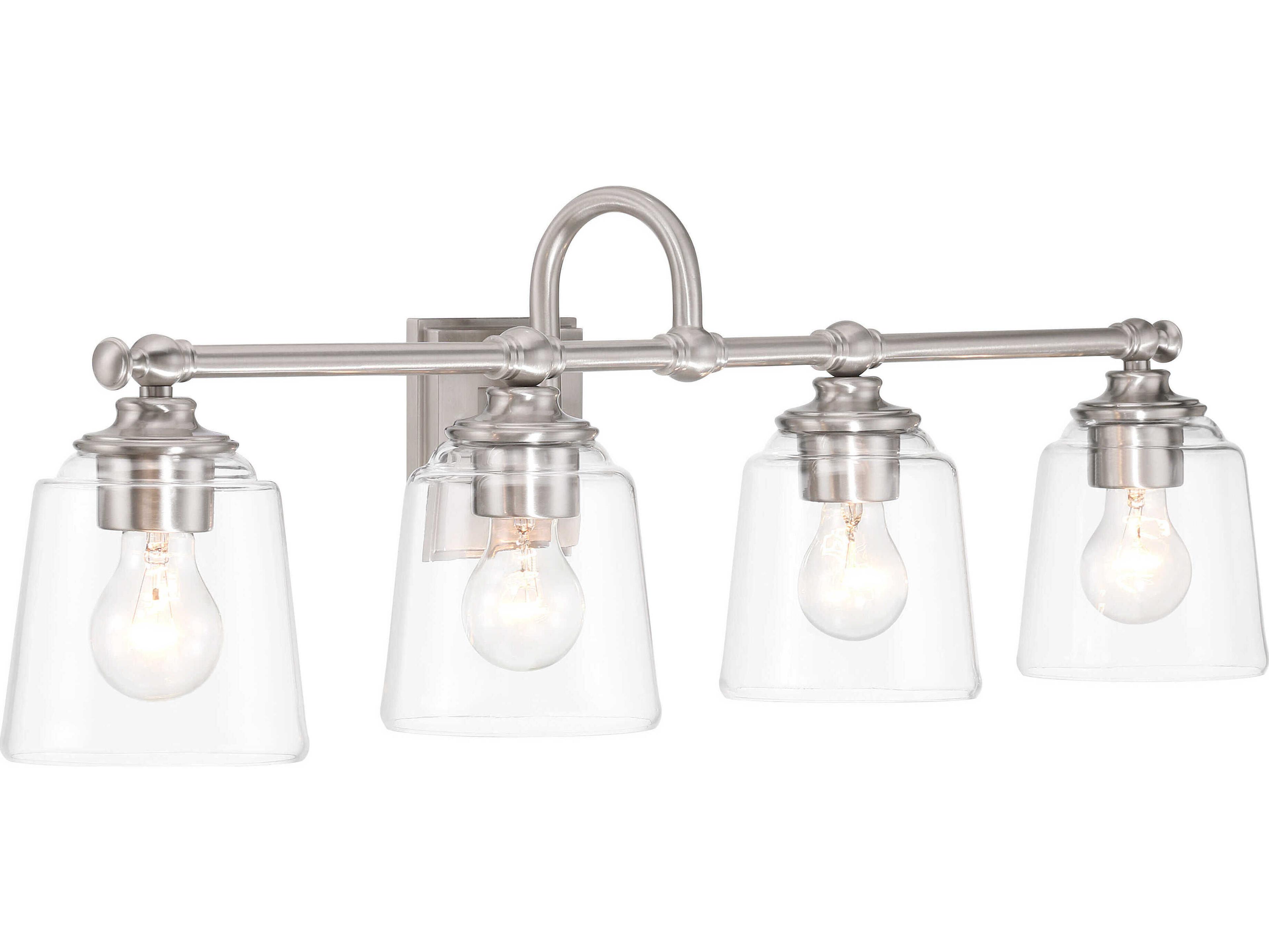 Minka Lavery Antonia 4-Light Brushed Nickel Vanity Light