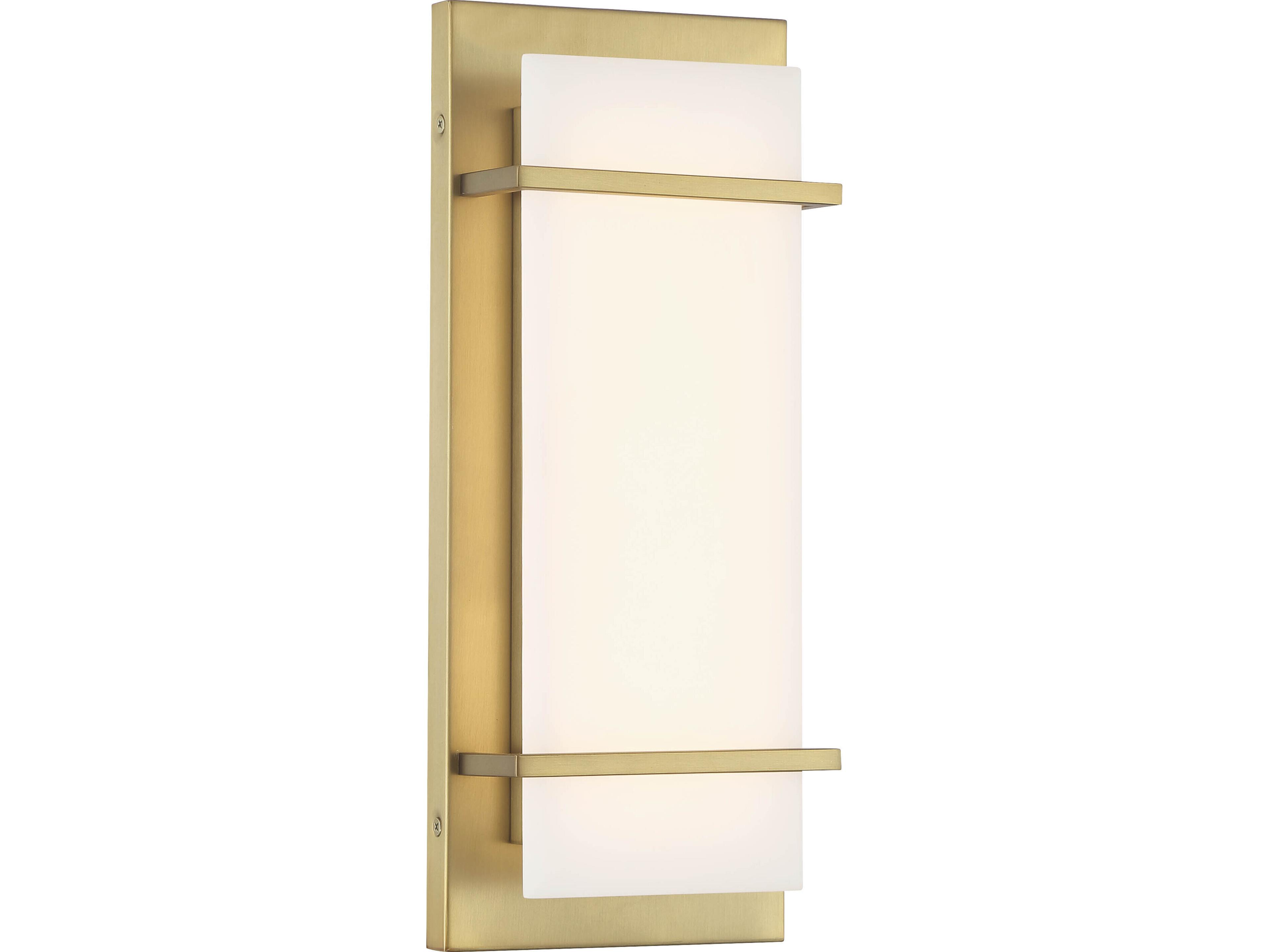 Tarnos 1-Light Soft Brass LED Wall Sconce