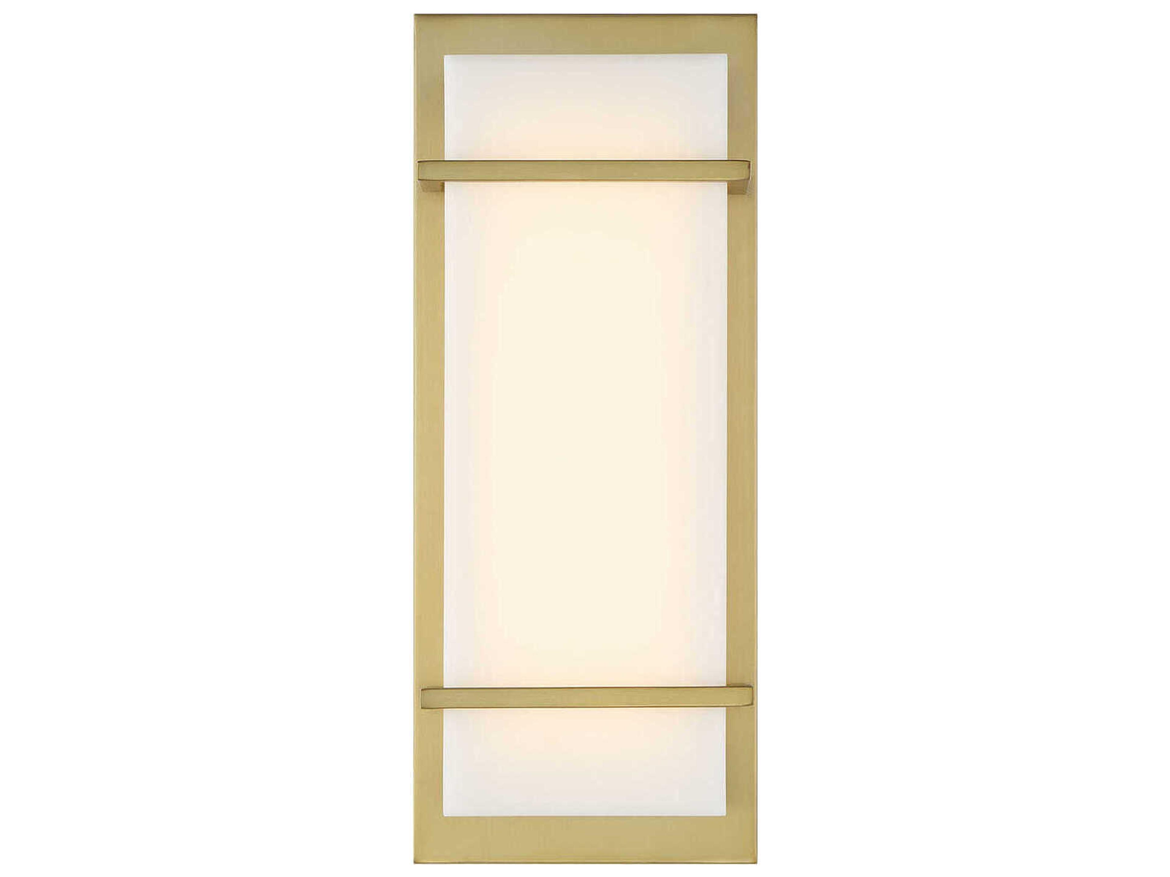Minka Lavery Tarnos 1-Light Soft Brass LED Wall Sconce