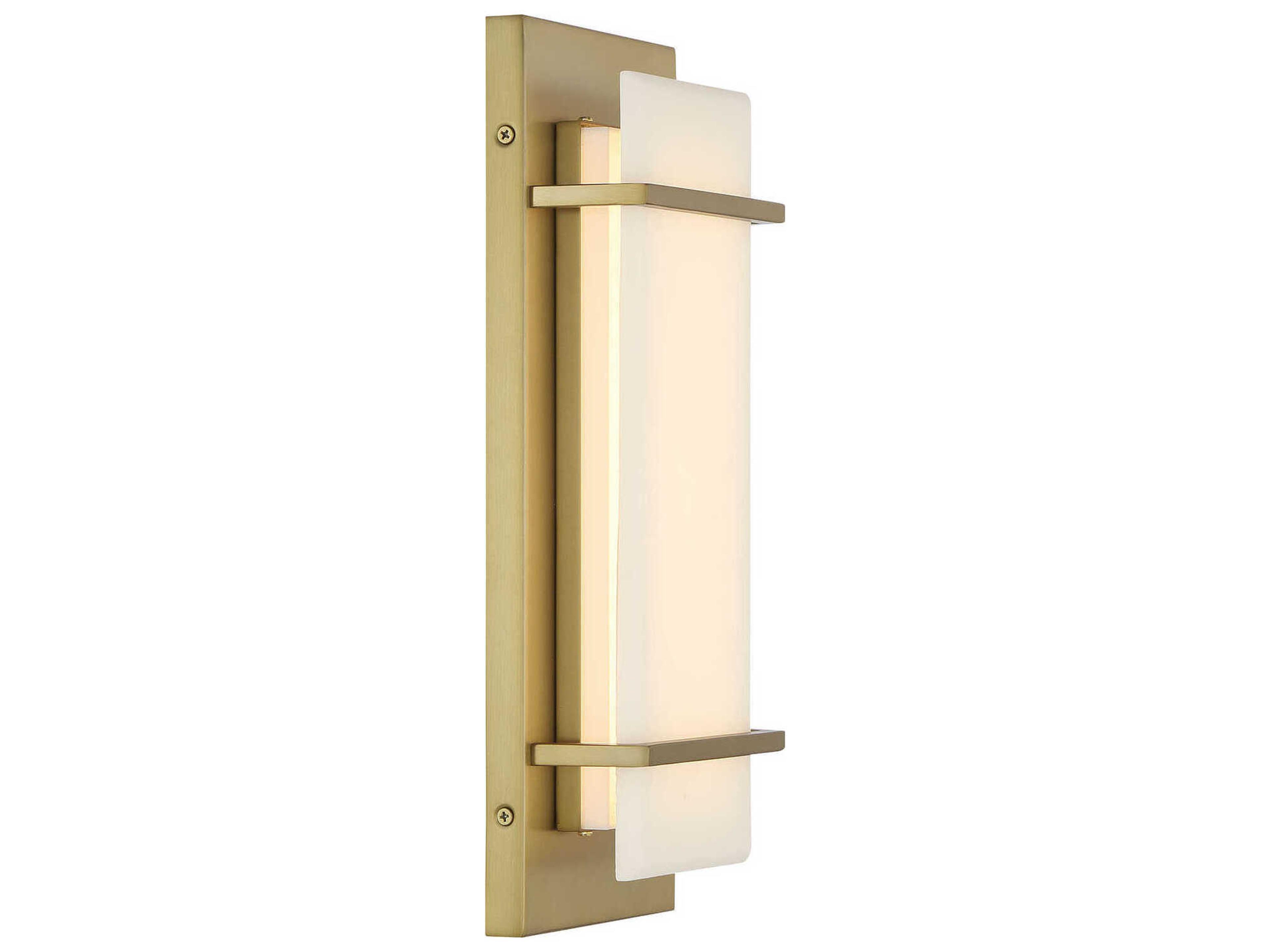 Minka Lavery Tarnos 1-Light Soft Brass LED Wall Sconce
