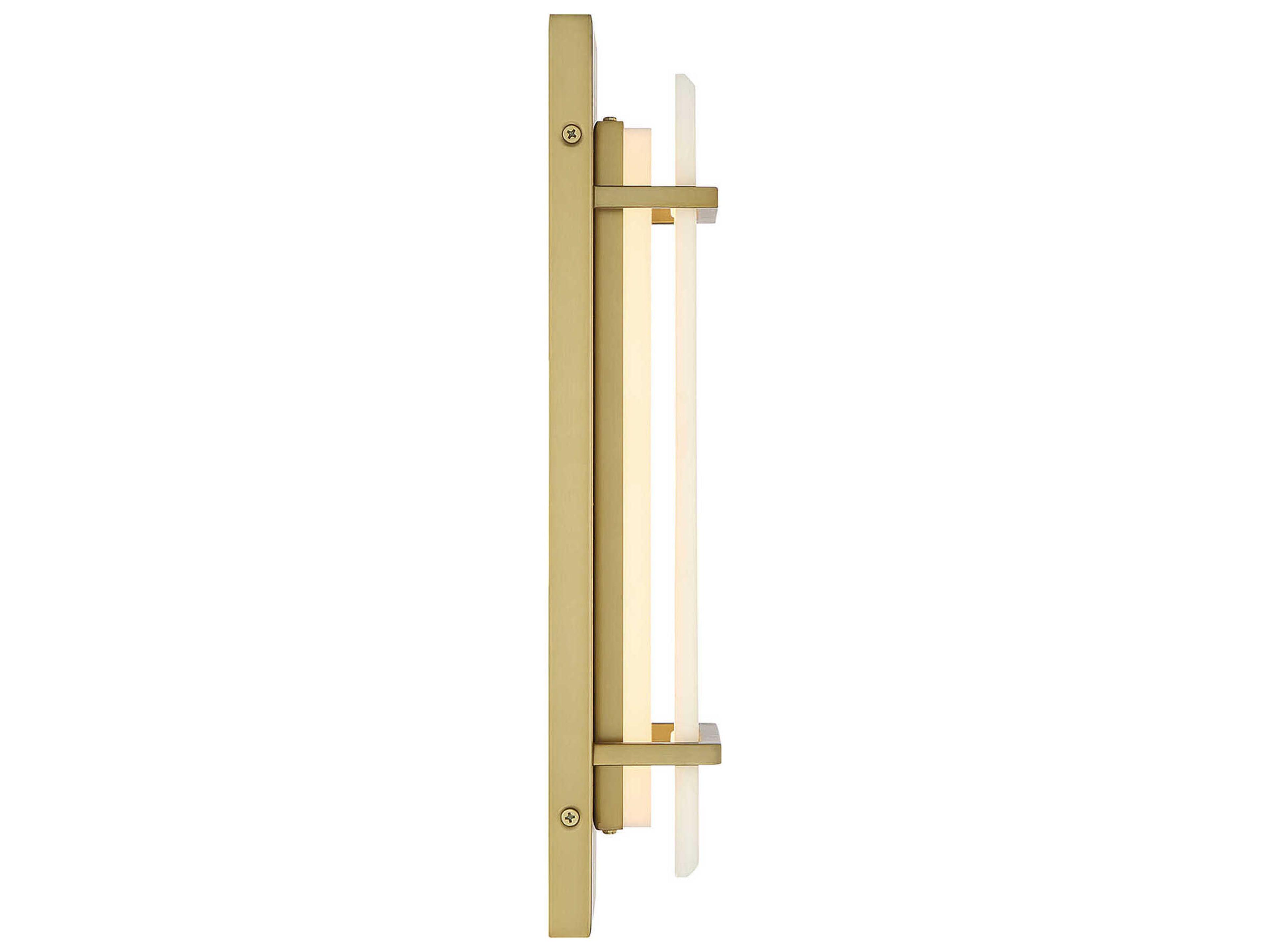 Minka Lavery Tarnos 1-Light Soft Brass LED Wall Sconce