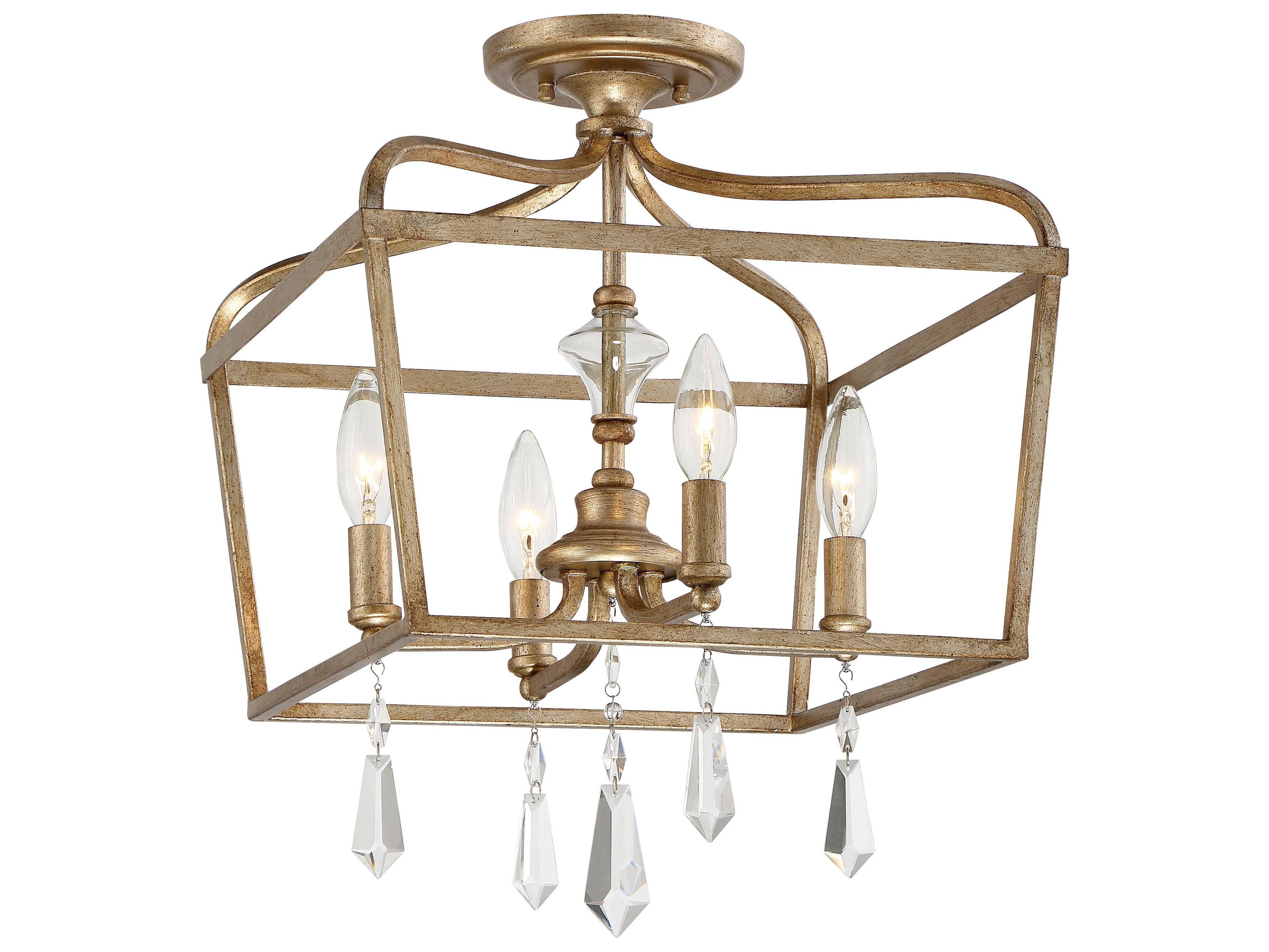 Minka Lavery Laurel Estate 4-Light Brio Gold Pendant