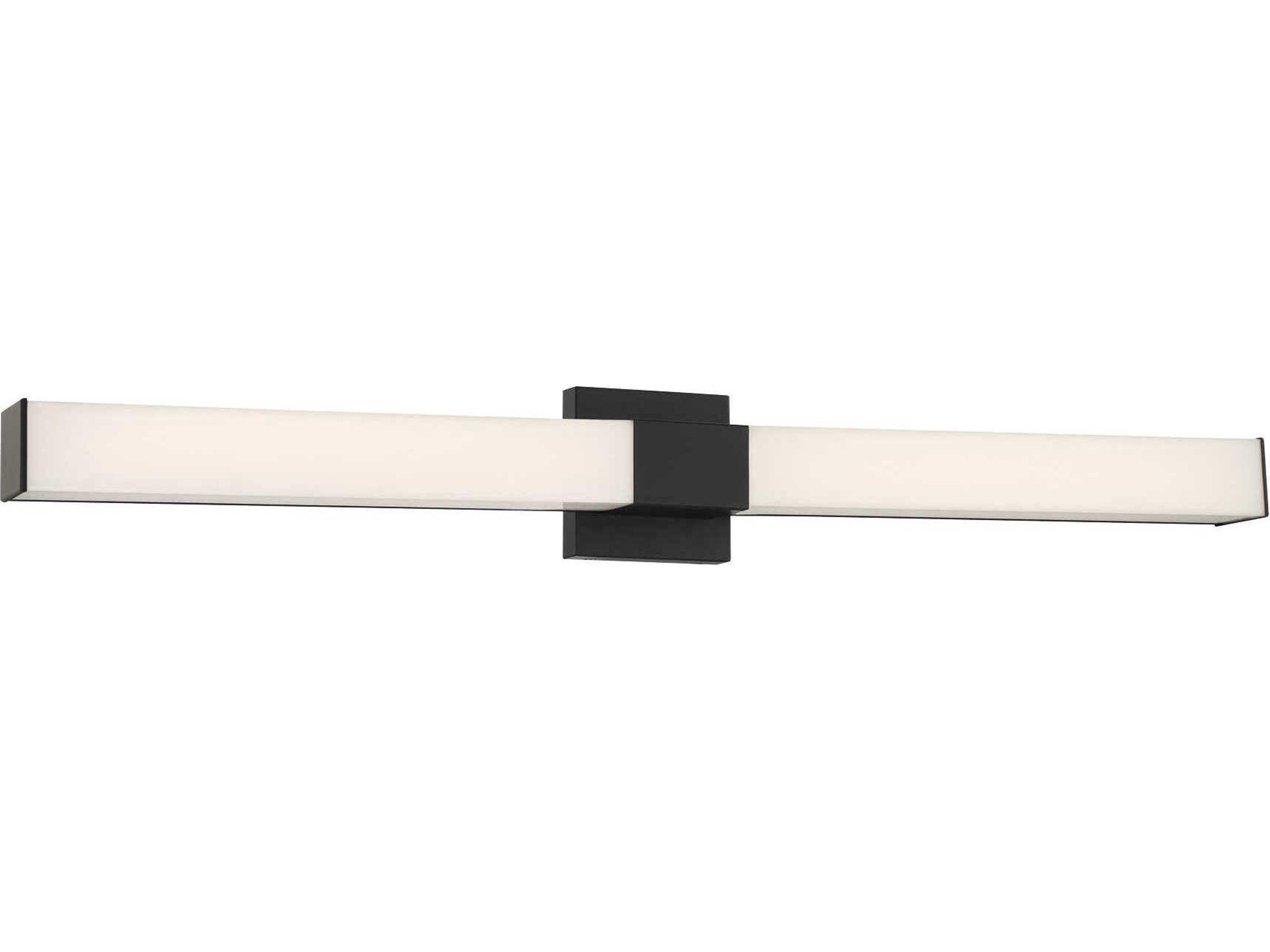 Vantage 1-Light Coal Black Vanity Light
