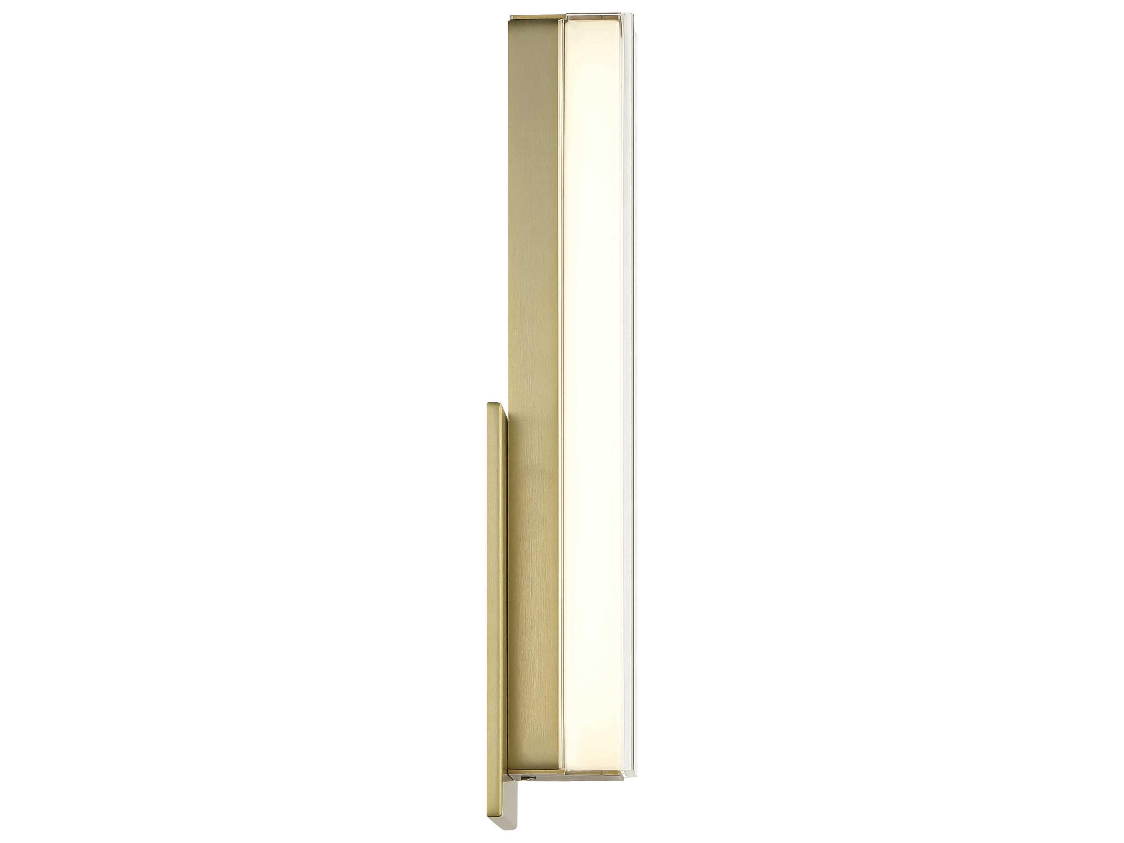 Minka Lavery Vantage 1-Light Ashen Brass Wall Sconce