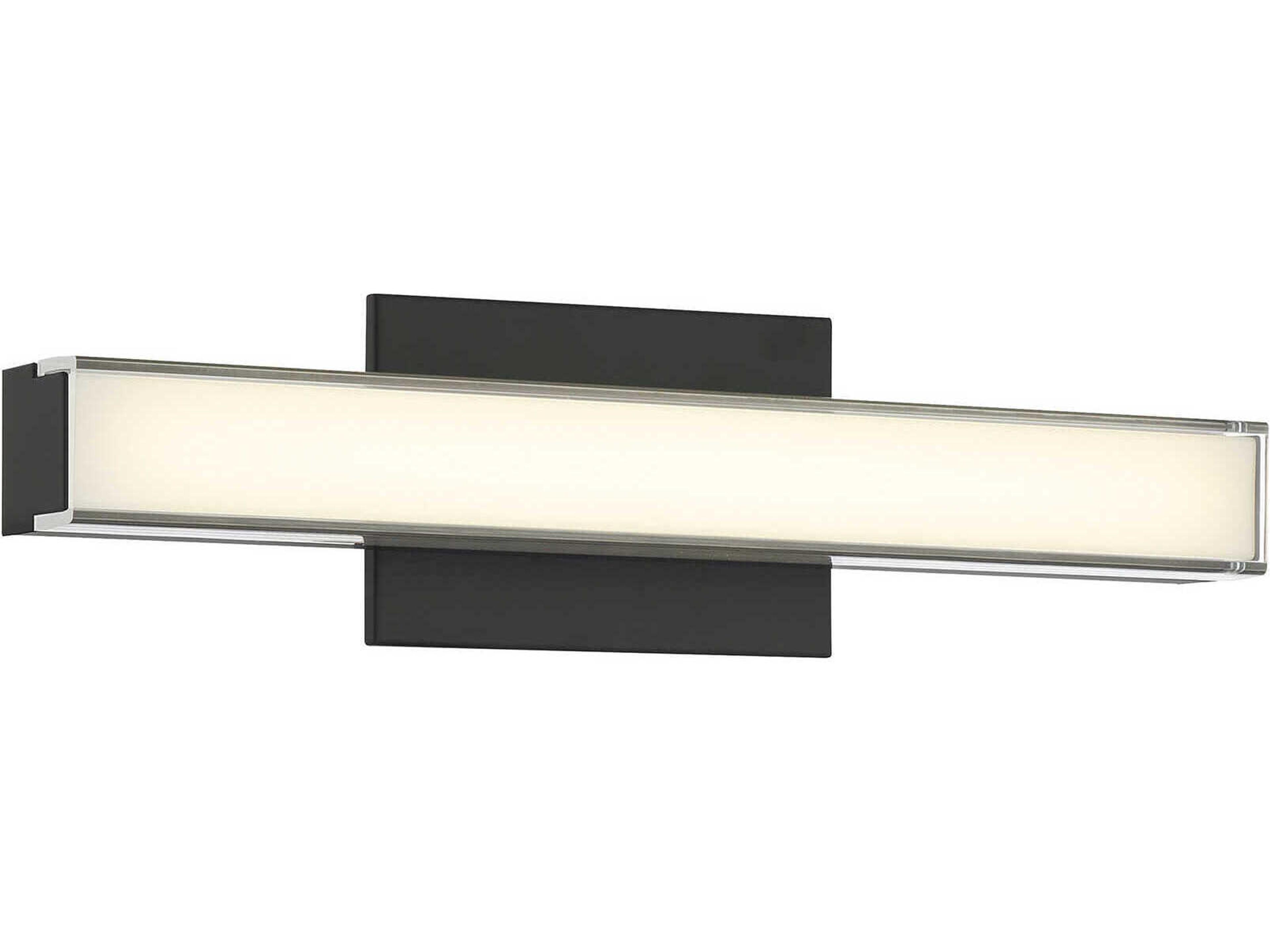 Vantage 1-Light Coal Black Vanity Light