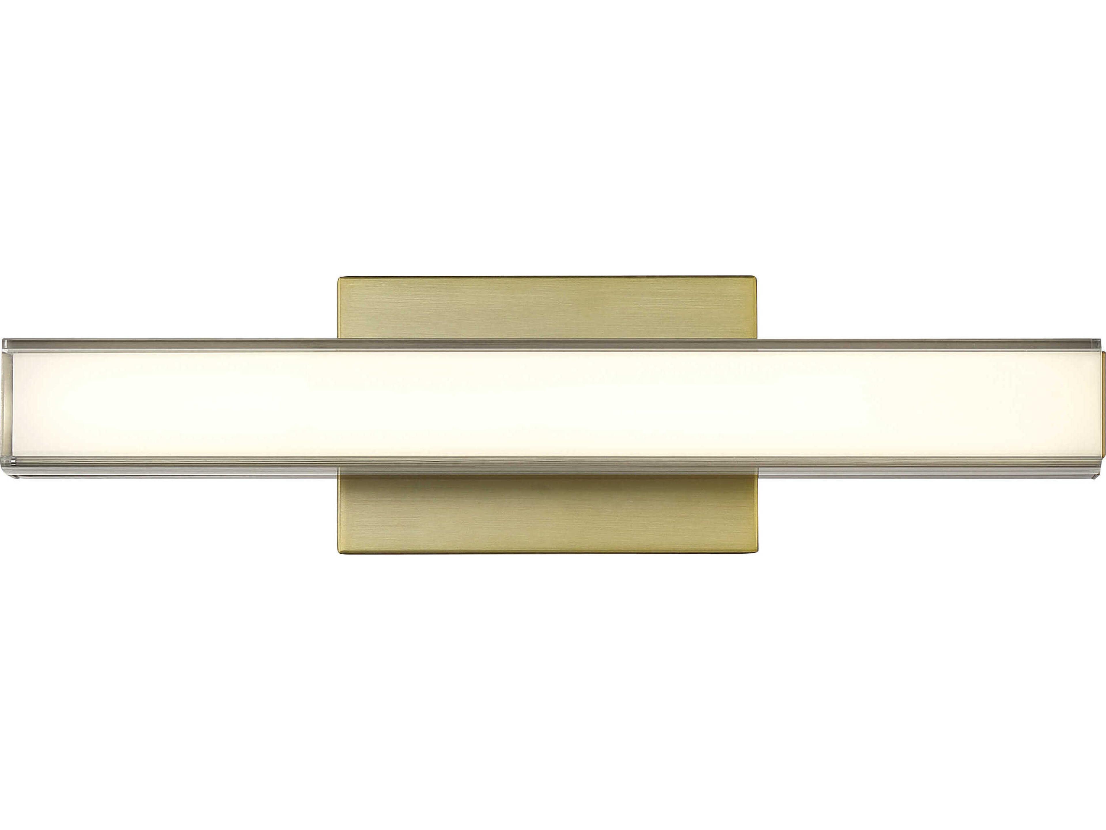 Vantage 1-Light Ashen Brass Vanity Light