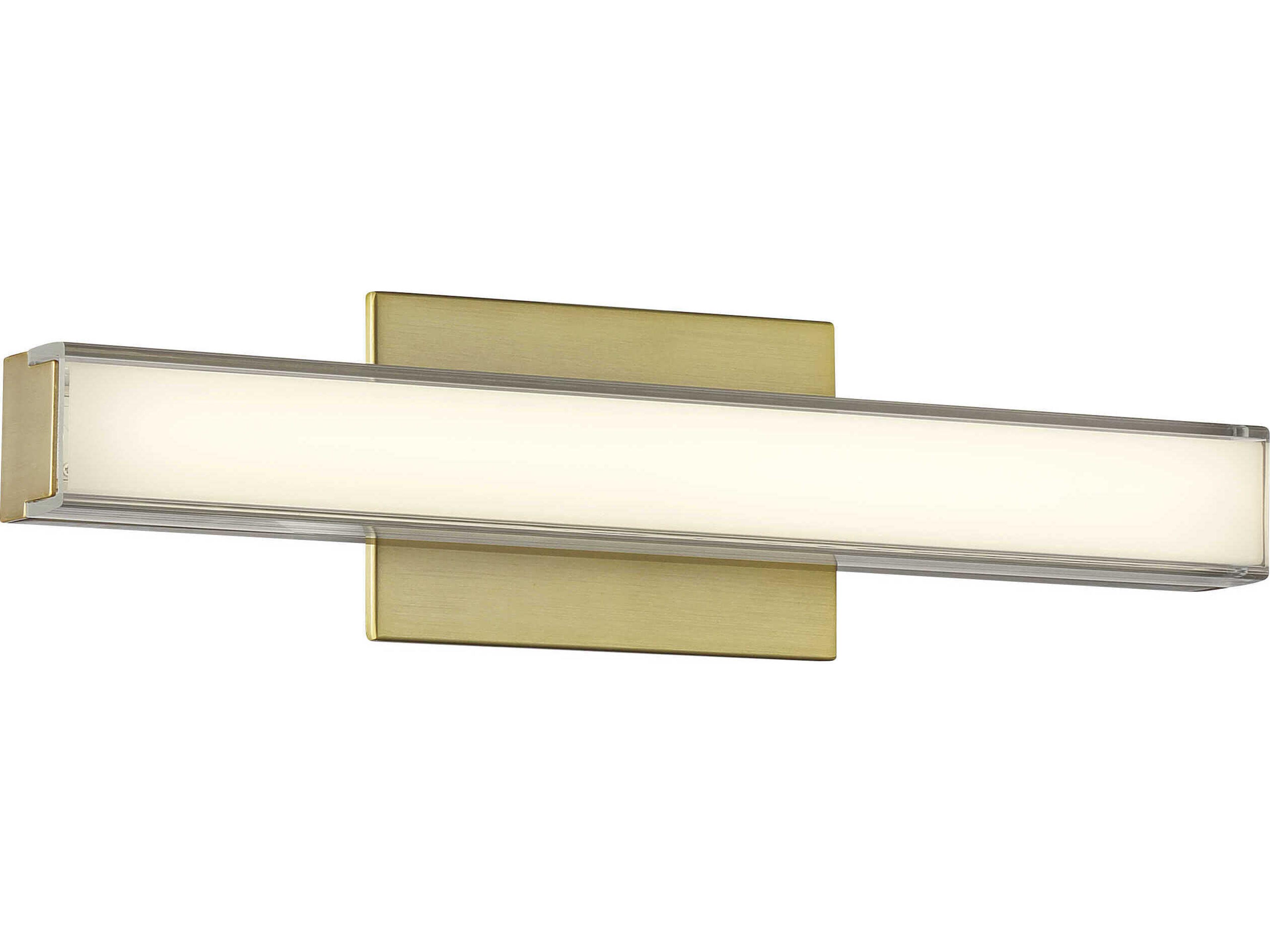 Minka Lavery Vantage 1-Light Ashen Brass Vanity Light