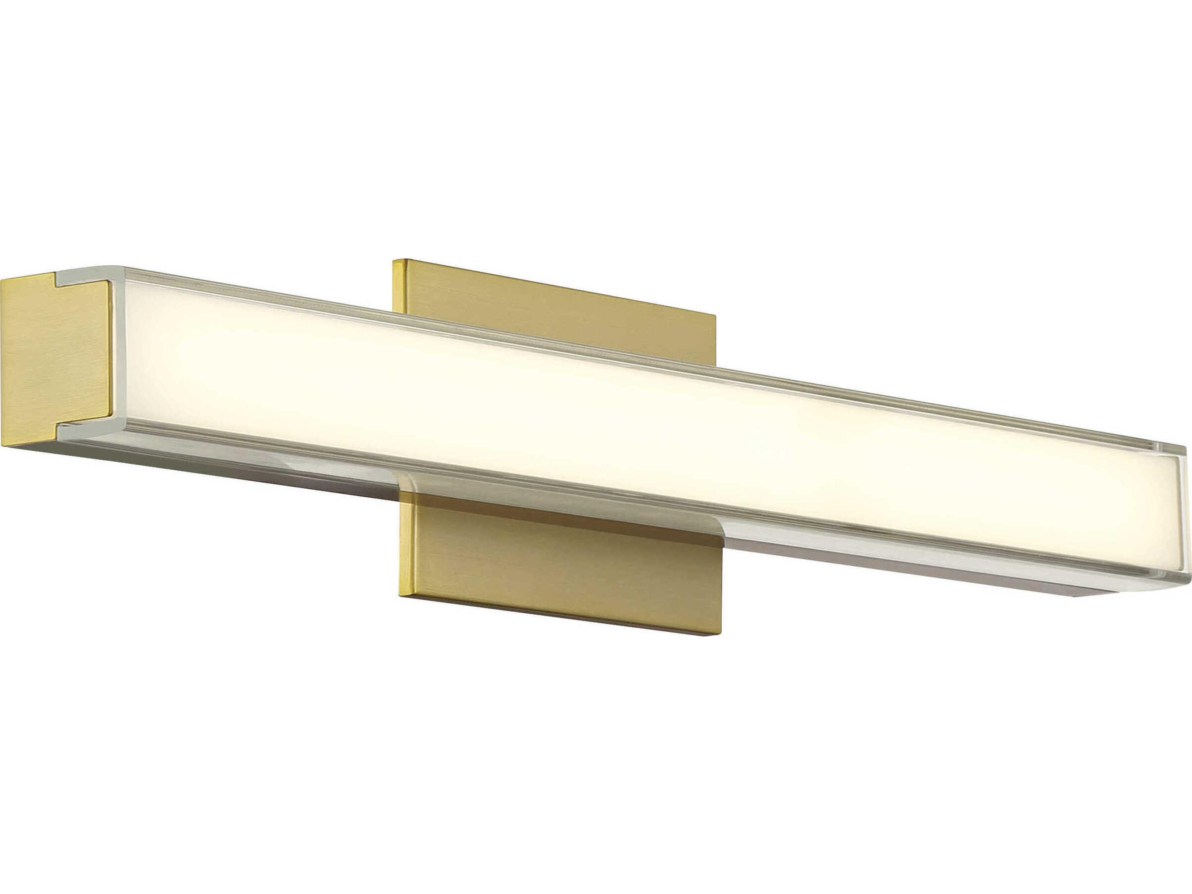 Minka Lavery Vantage 1-Light Ashen Brass Vanity Light