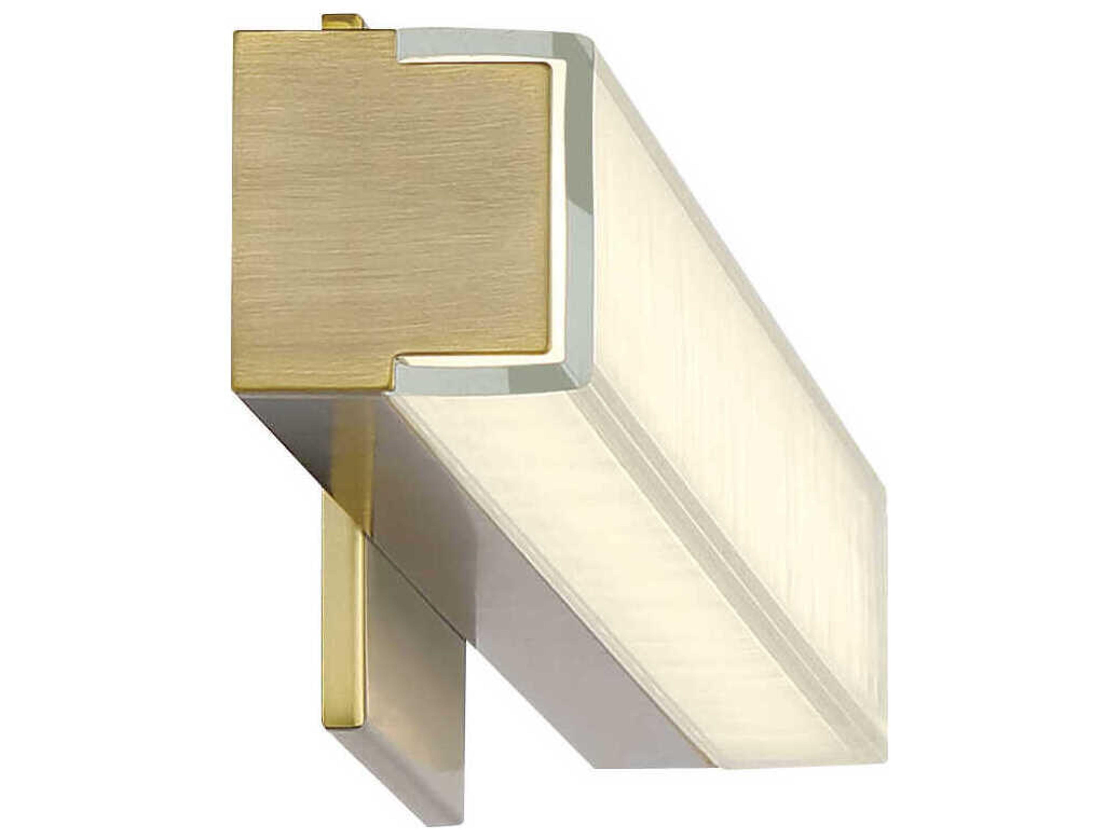 Minka Lavery Vantage 1-Light Ashen Brass Vanity Light