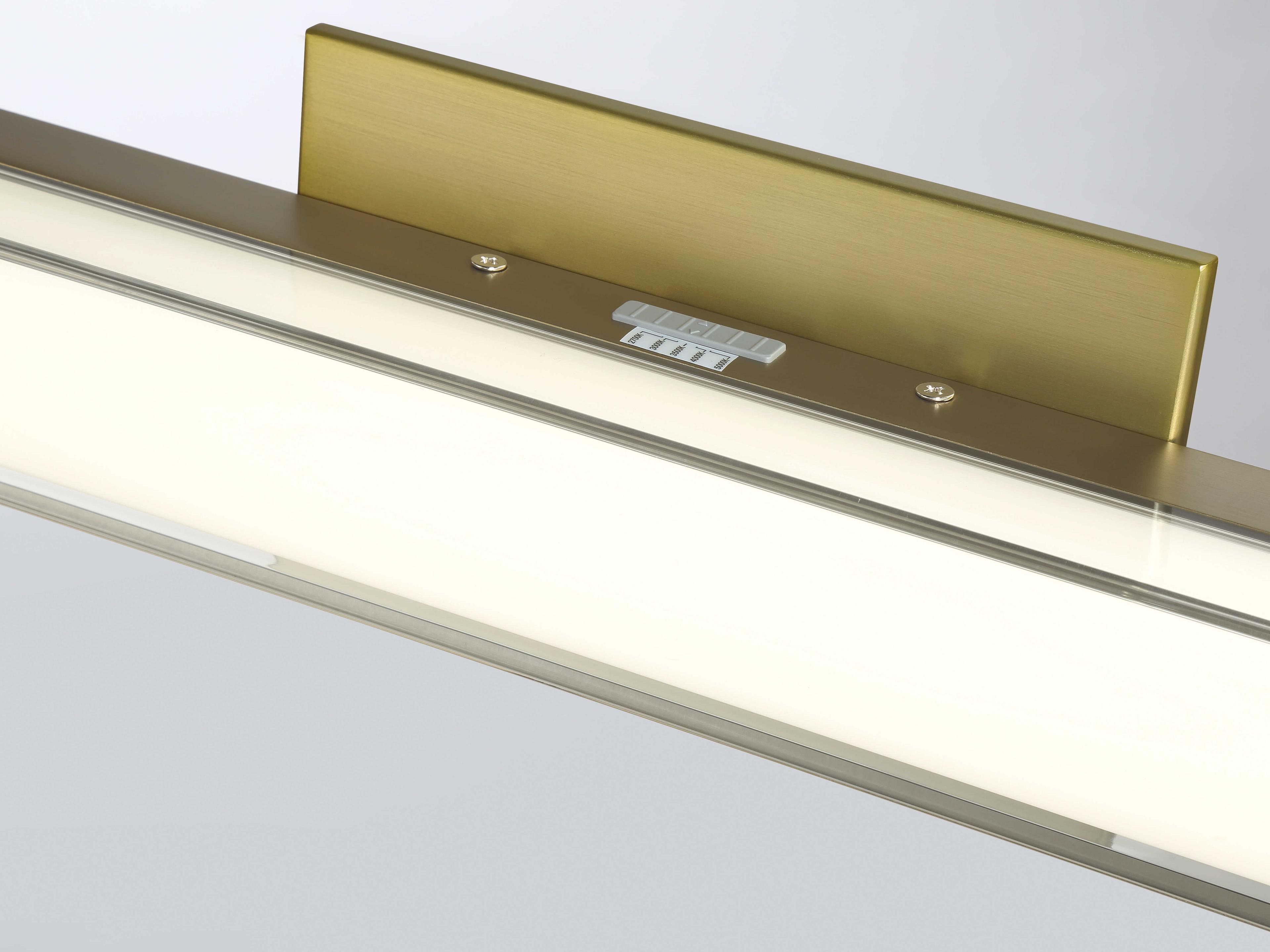 Minka Lavery Vantage 1-Light Ashen Brass Vanity Light