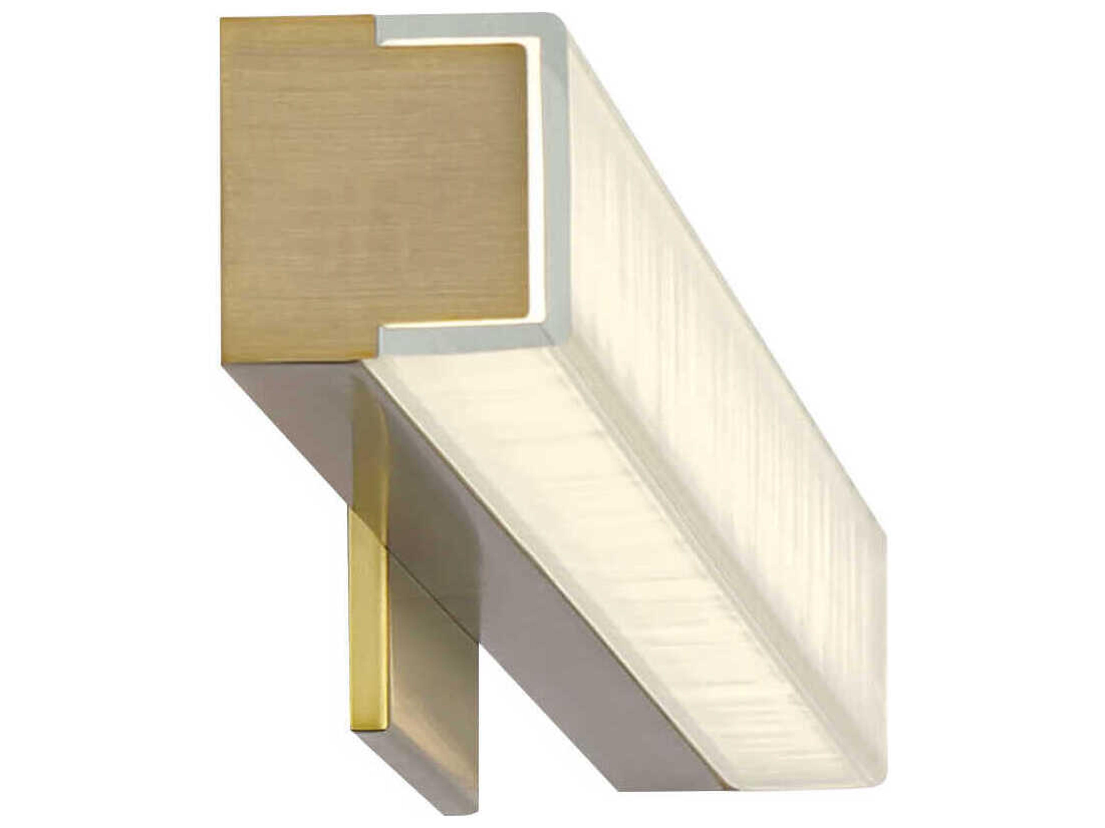 Minka Lavery Vantage 1-Light Ashen Brass Vanity Light