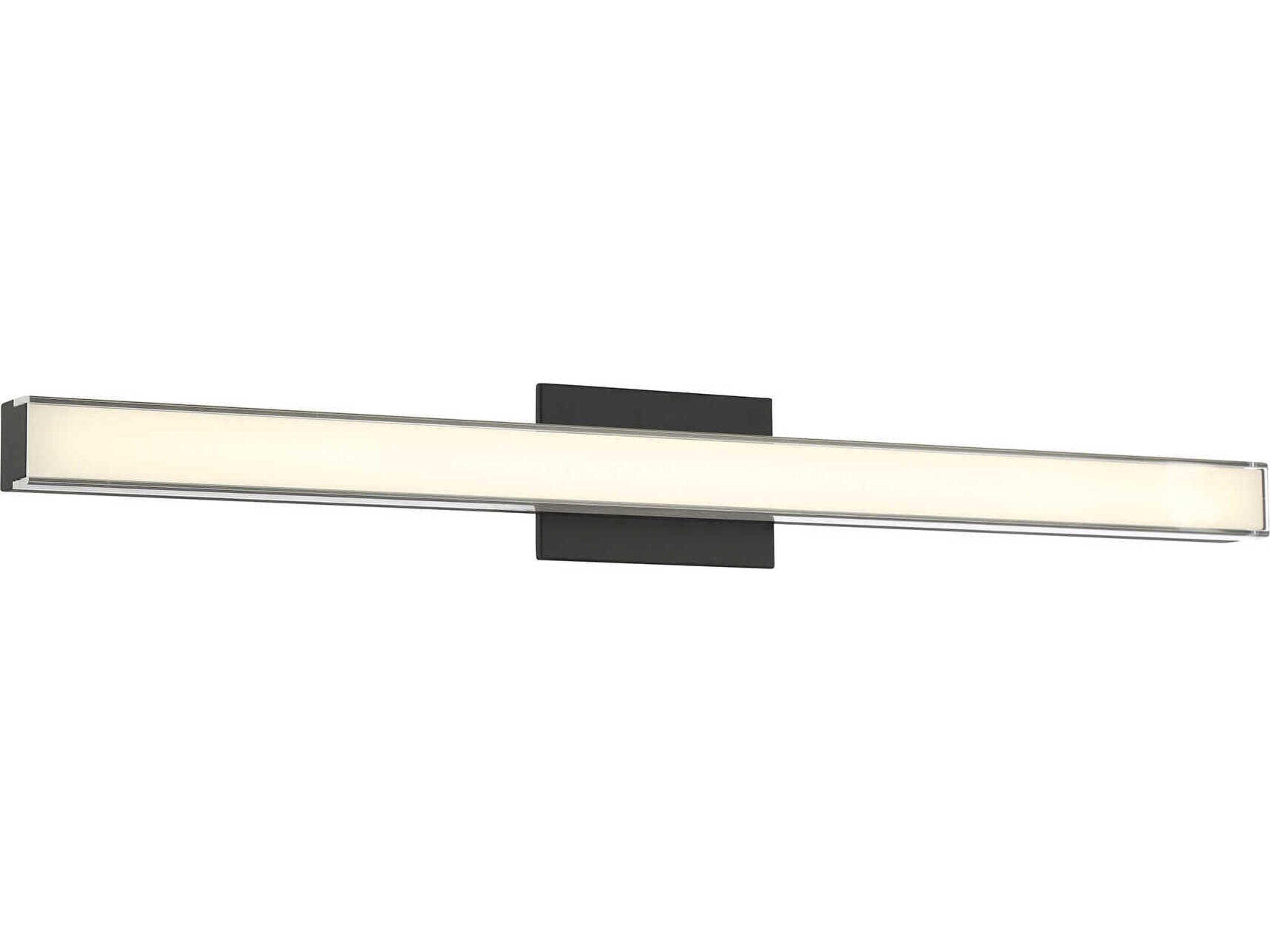 Vantage 1-Light Coal Black Vanity Light