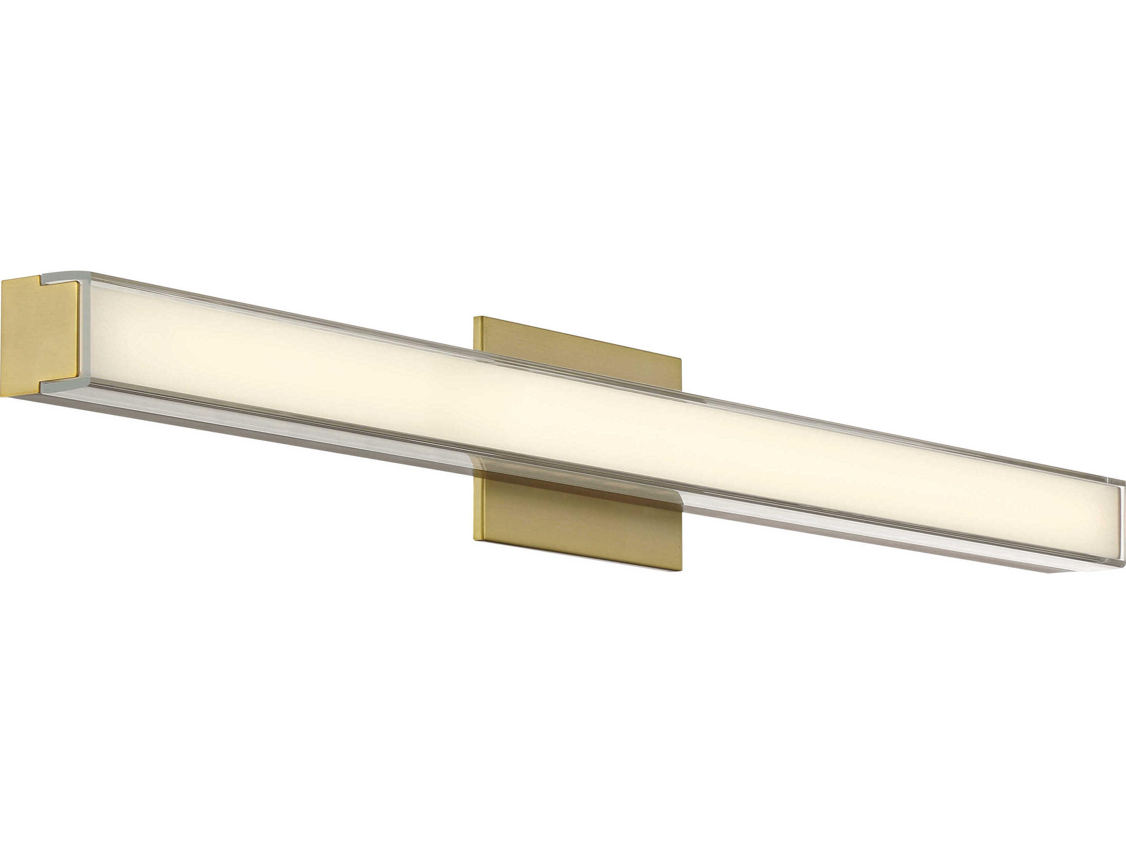 Minka Lavery Vantage 1-Light Ashen Brass Vanity Light