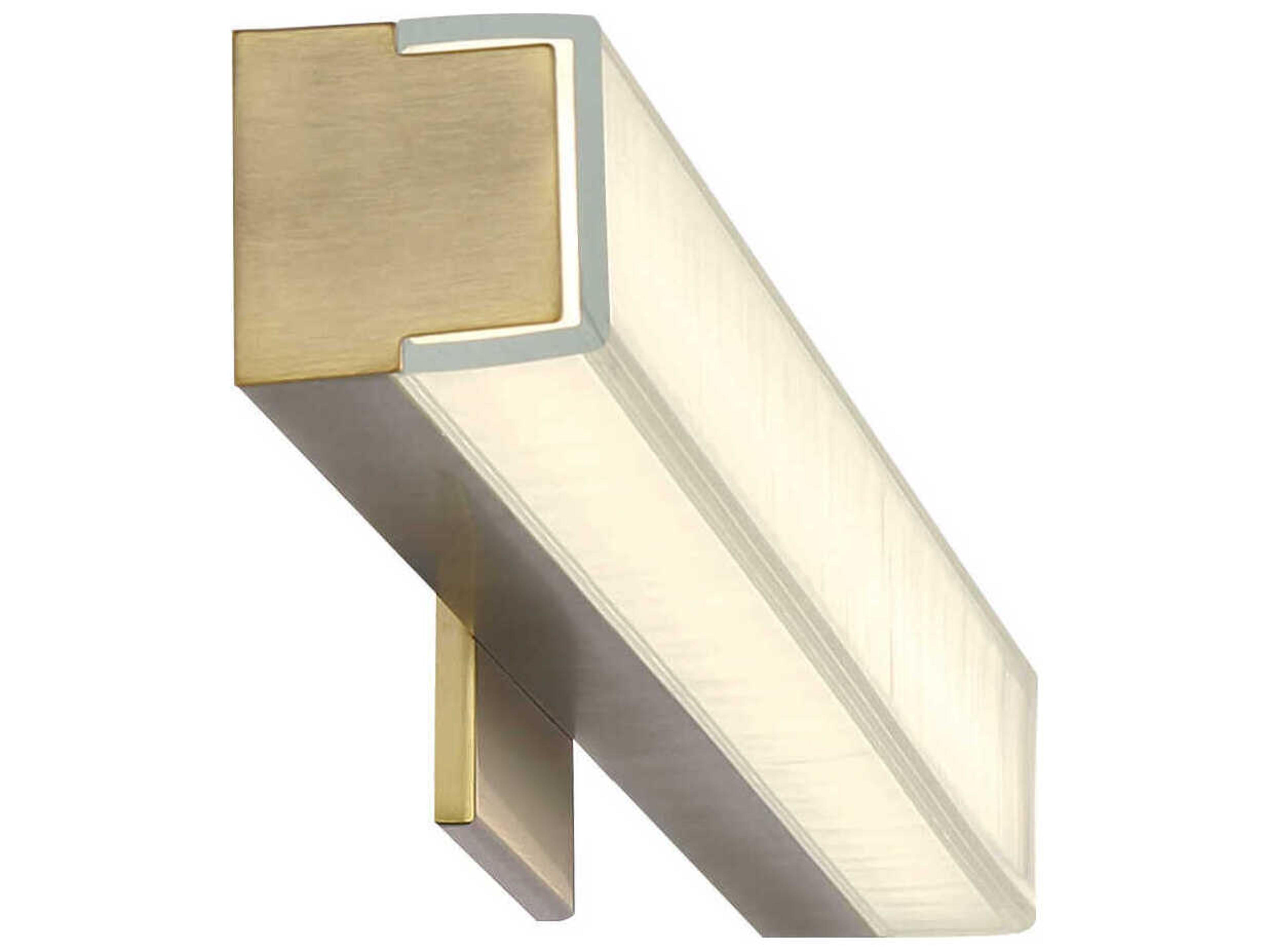 Minka Lavery Vantage 1-Light Ashen Brass Vanity Light