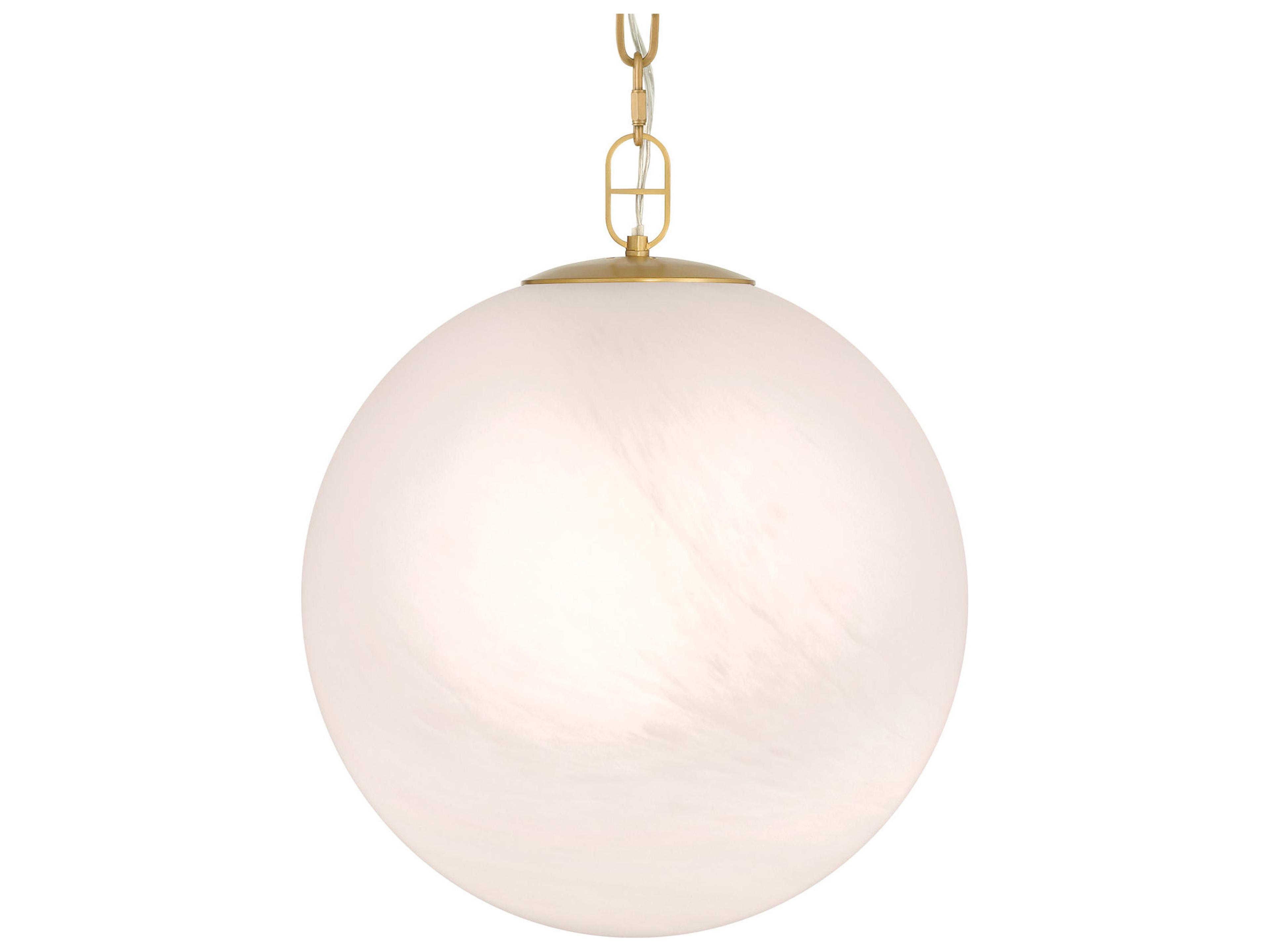 Minka Lavery Marbelle 1-Light Legacy Brass Globe Pendant