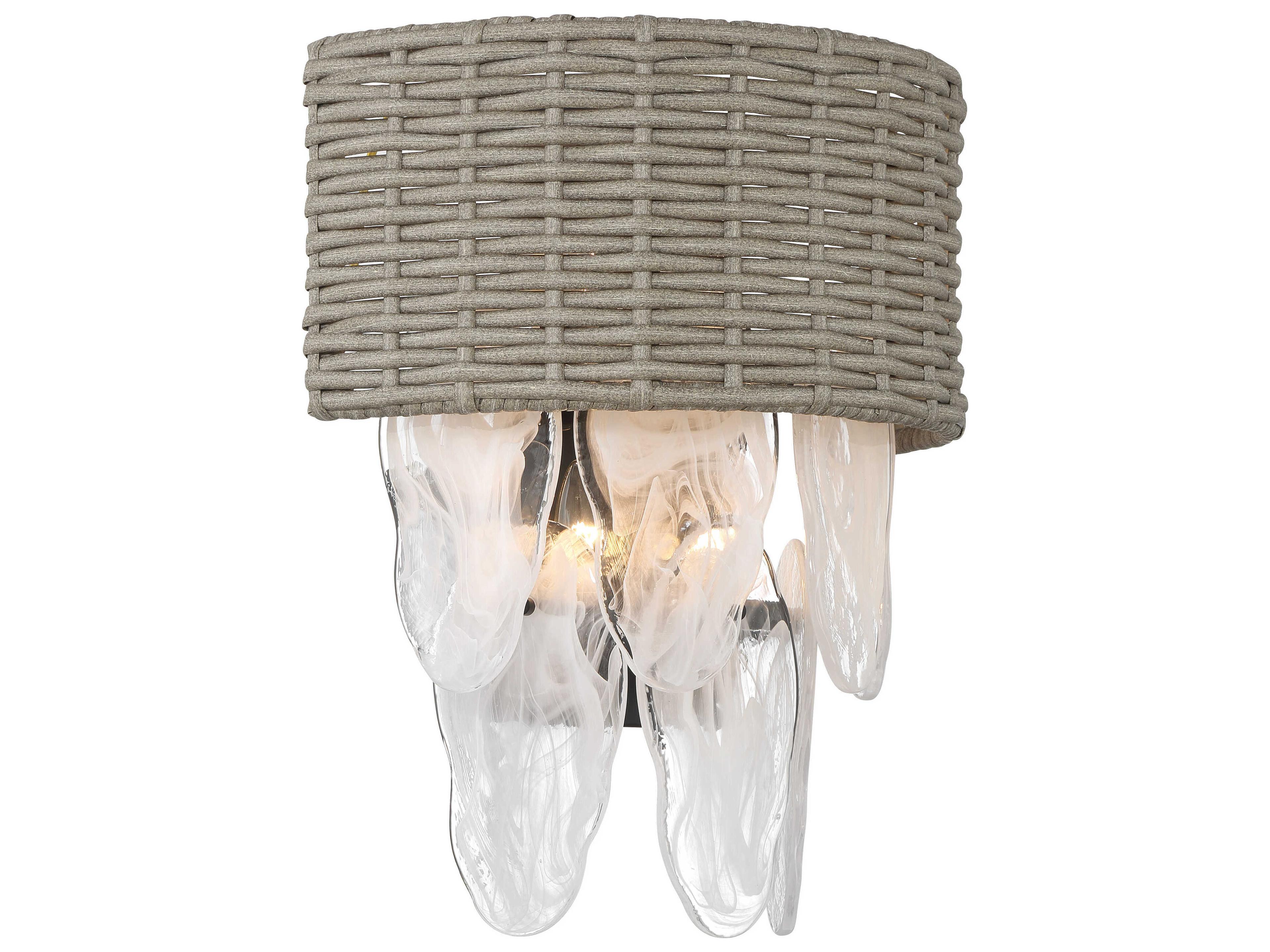 Minka Lavery Breakers Isle 4-Light Coal Gray Wall Sconce