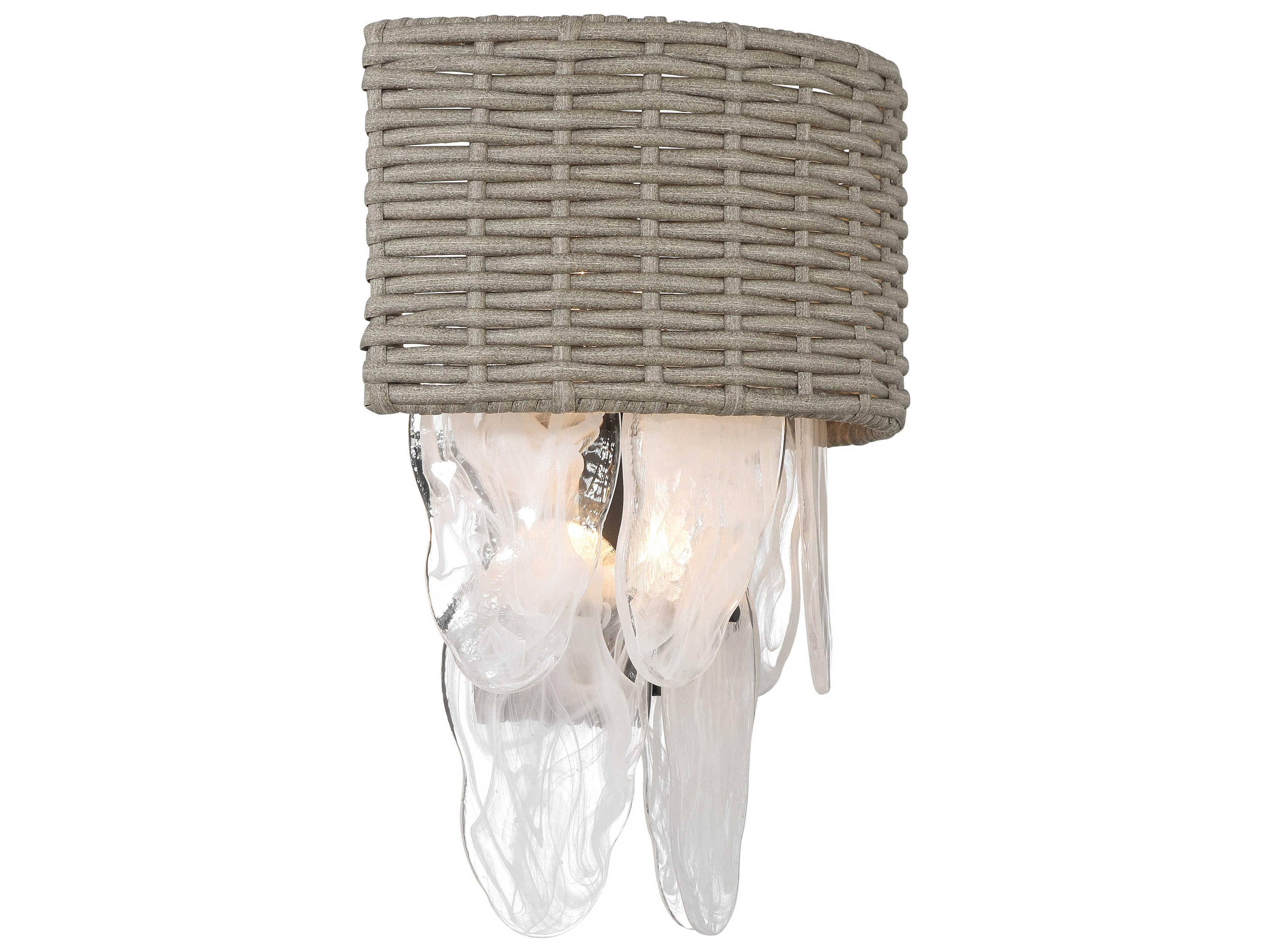 Minka Lavery Breakers Isle 4-Light Coal Gray Wall Sconce