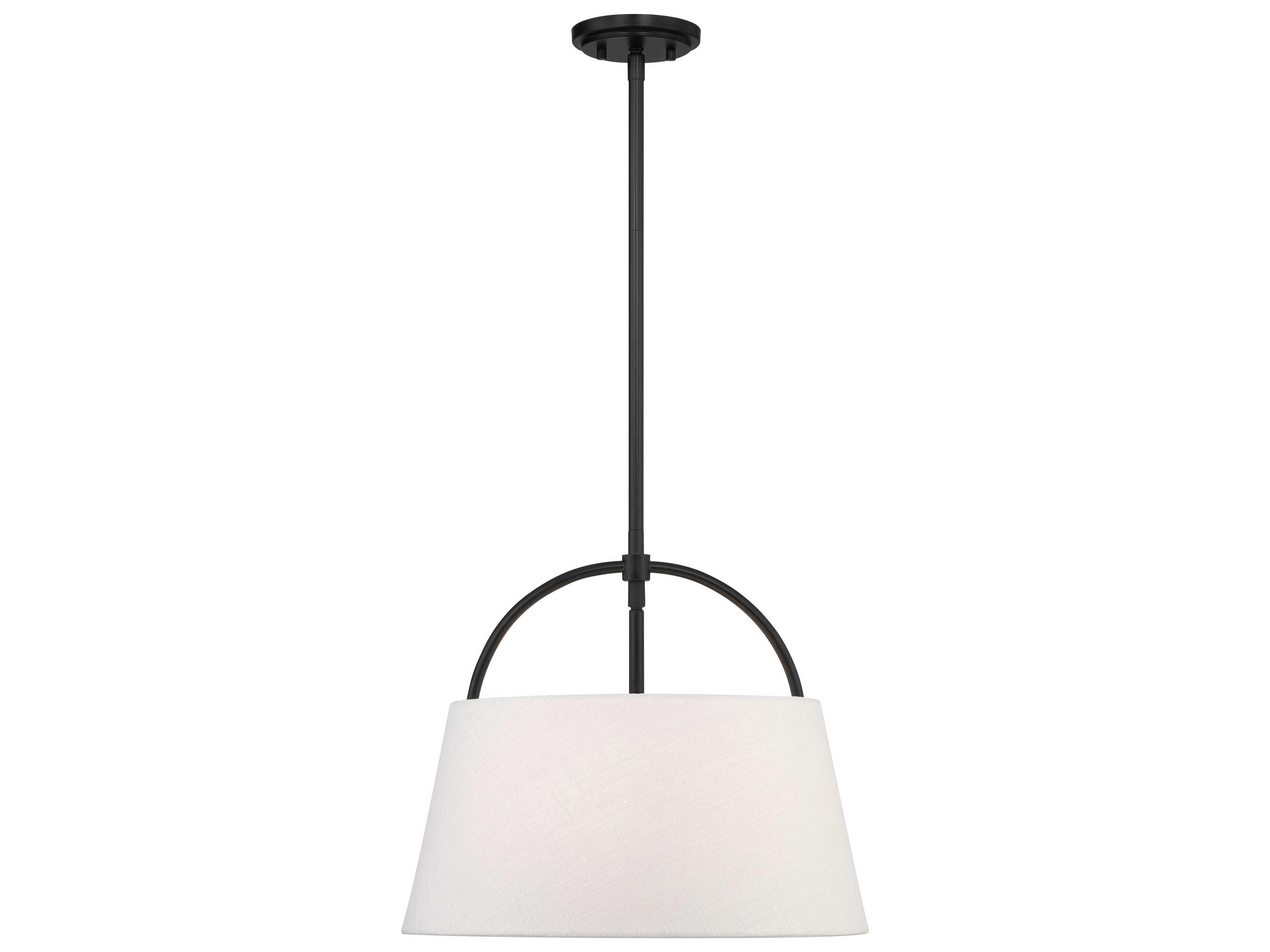 Headington 3-Light Coal Black Pendant