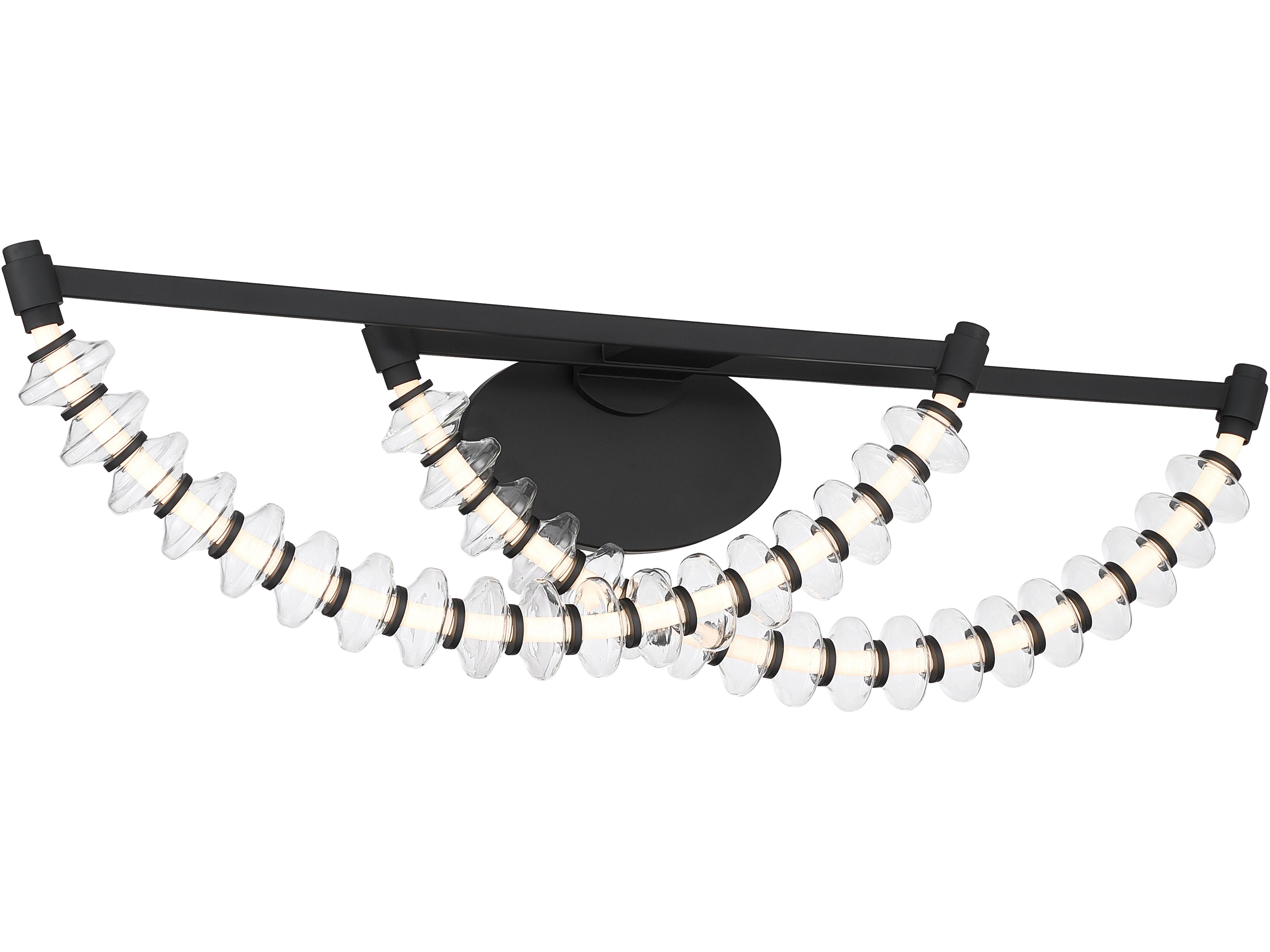 Pearl Dark Matte Black Wall Sconce
