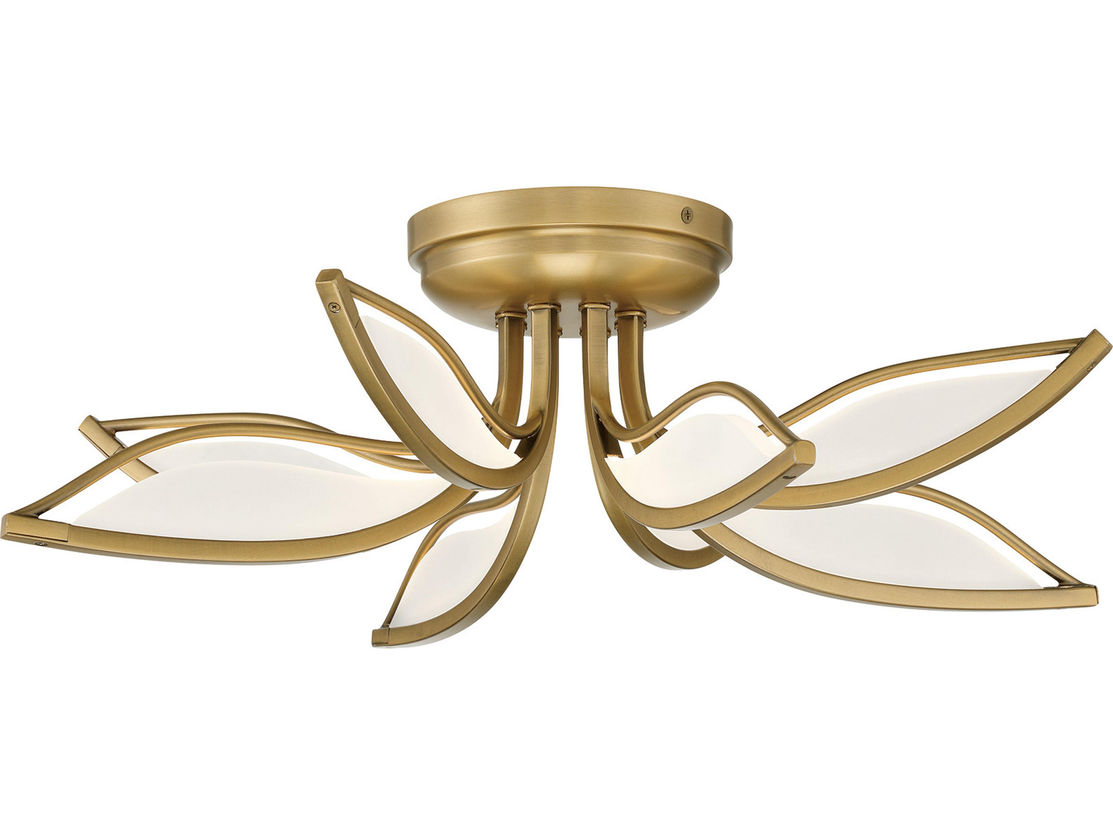Papilio Legacy Brass Flush Mount