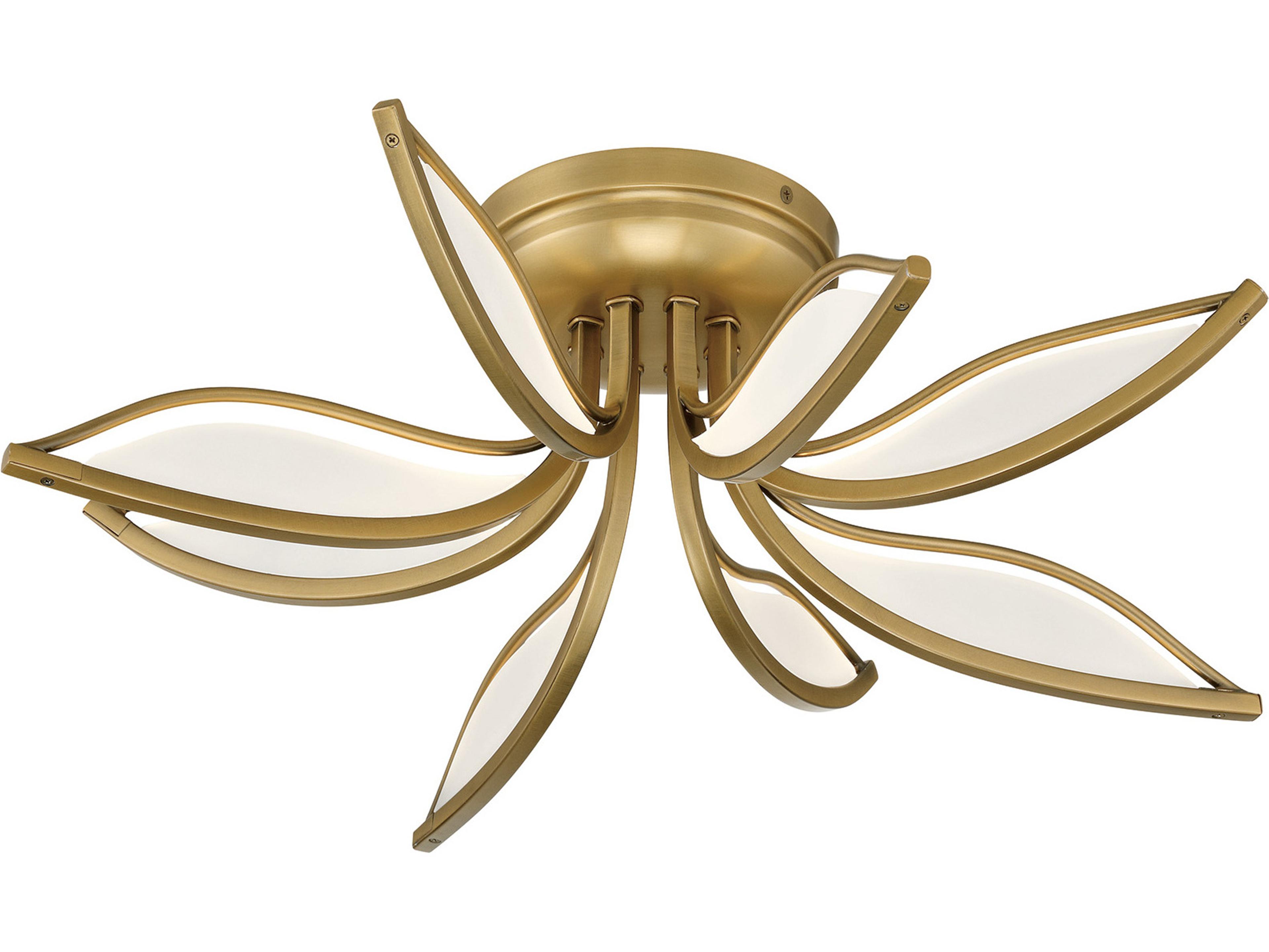 Minka Lavery Papilio Legacy Brass Flush Mount