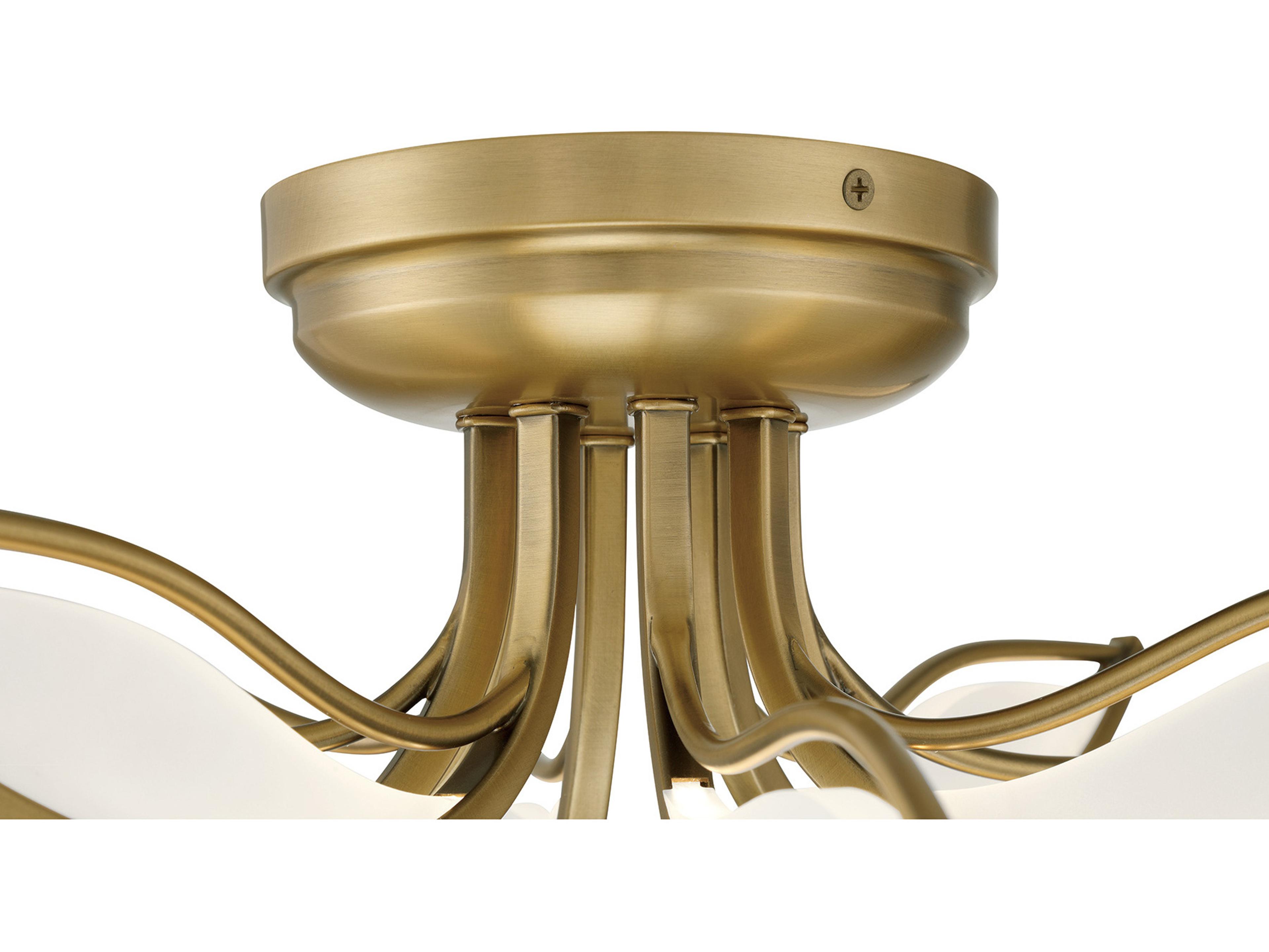 Minka Lavery Papilio Legacy Brass Flush Mount
