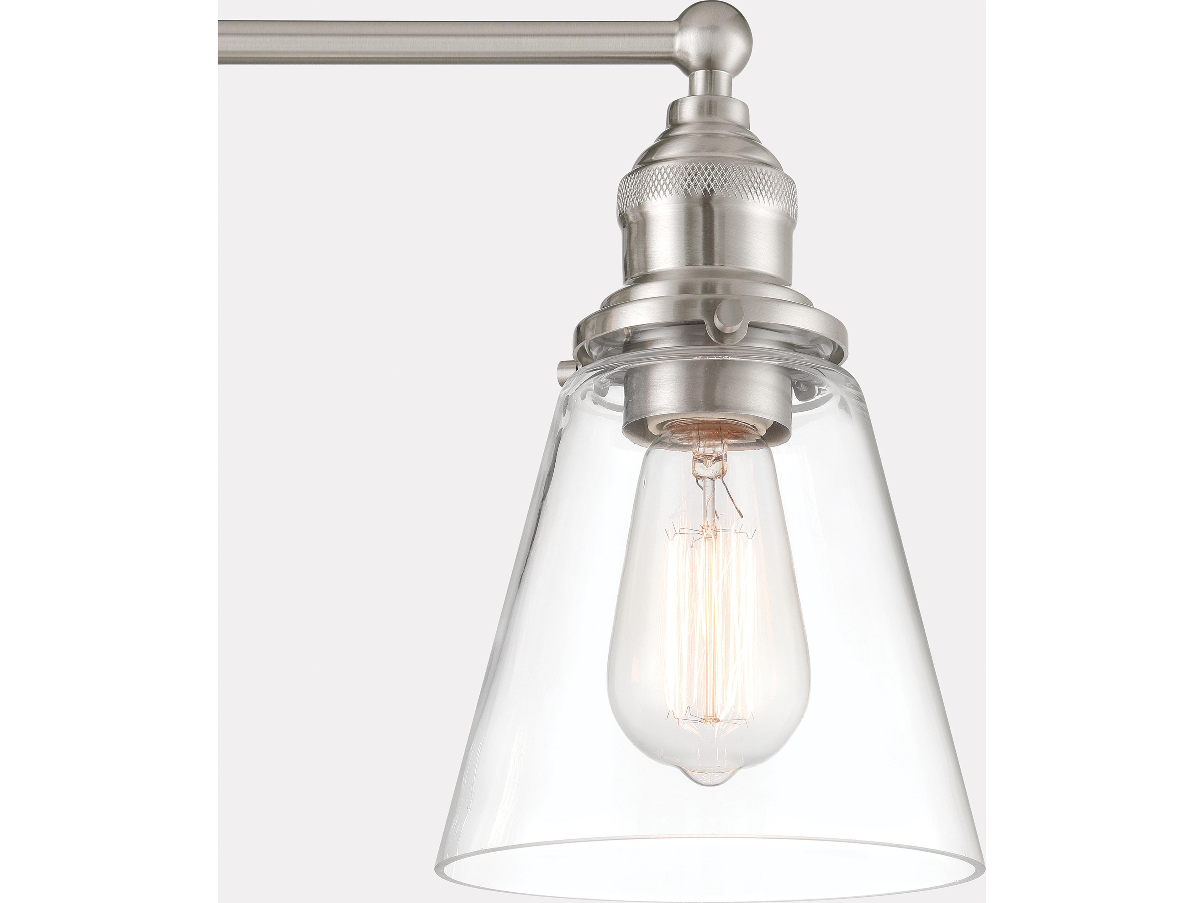 Minka Lavery Barwell 3-Light Brushed Nickel Vanity Light