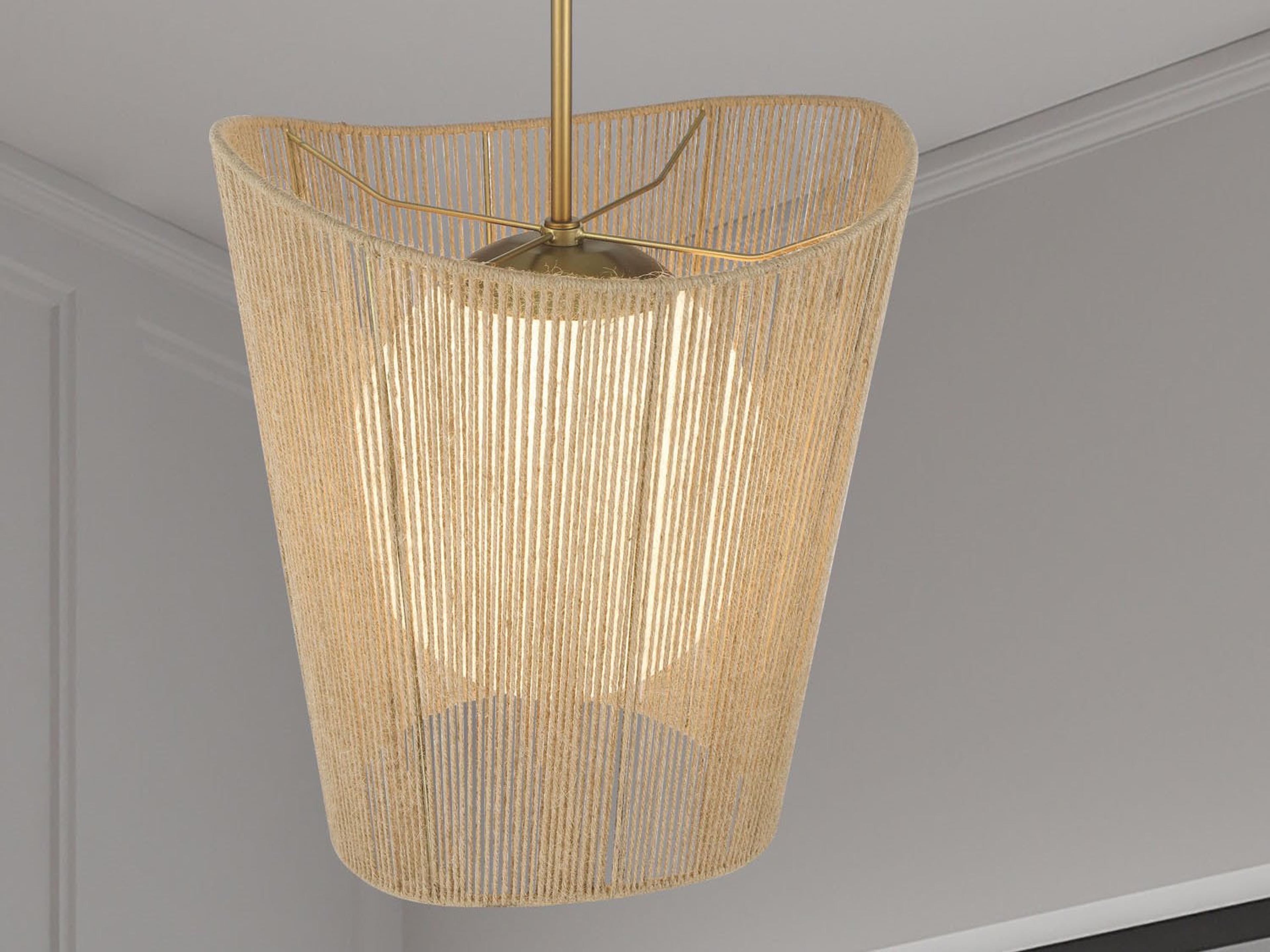 Minka Lavery Key Largo 1-Light Soft Brass Glass Globe Pendant