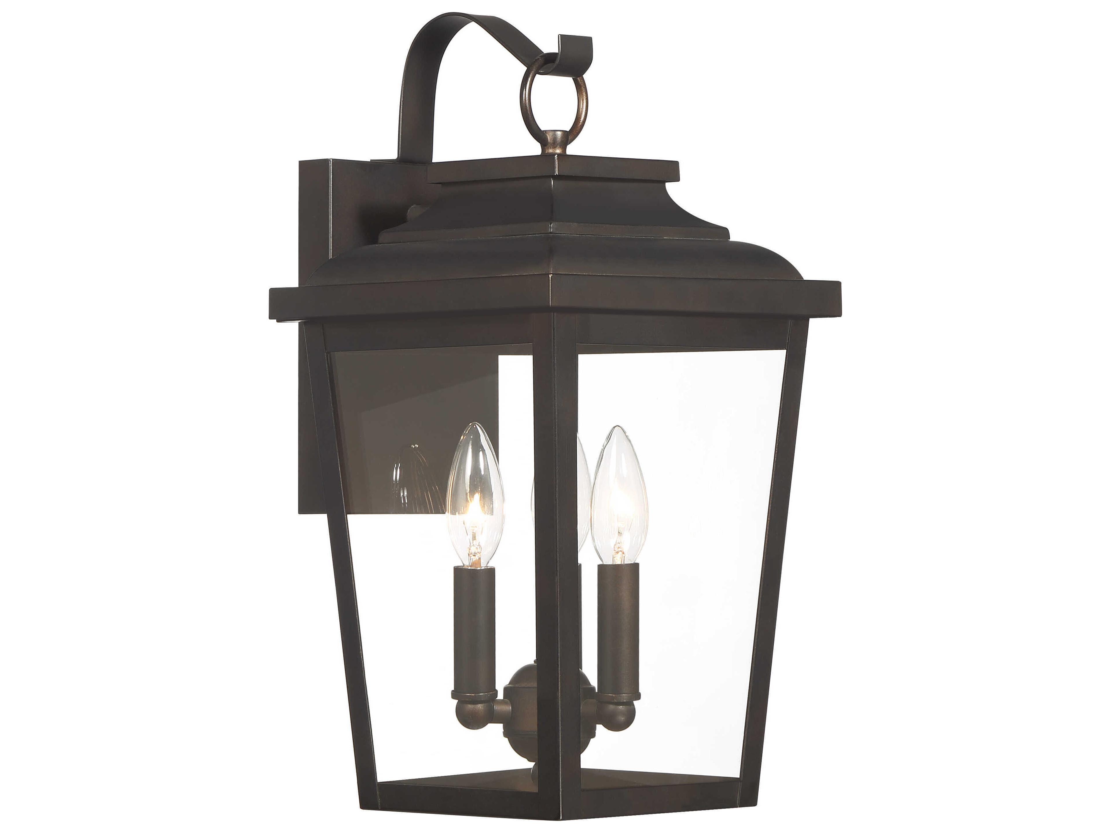 Minka Lavery Irvington Manor 3-Light Outdoor Wall Light