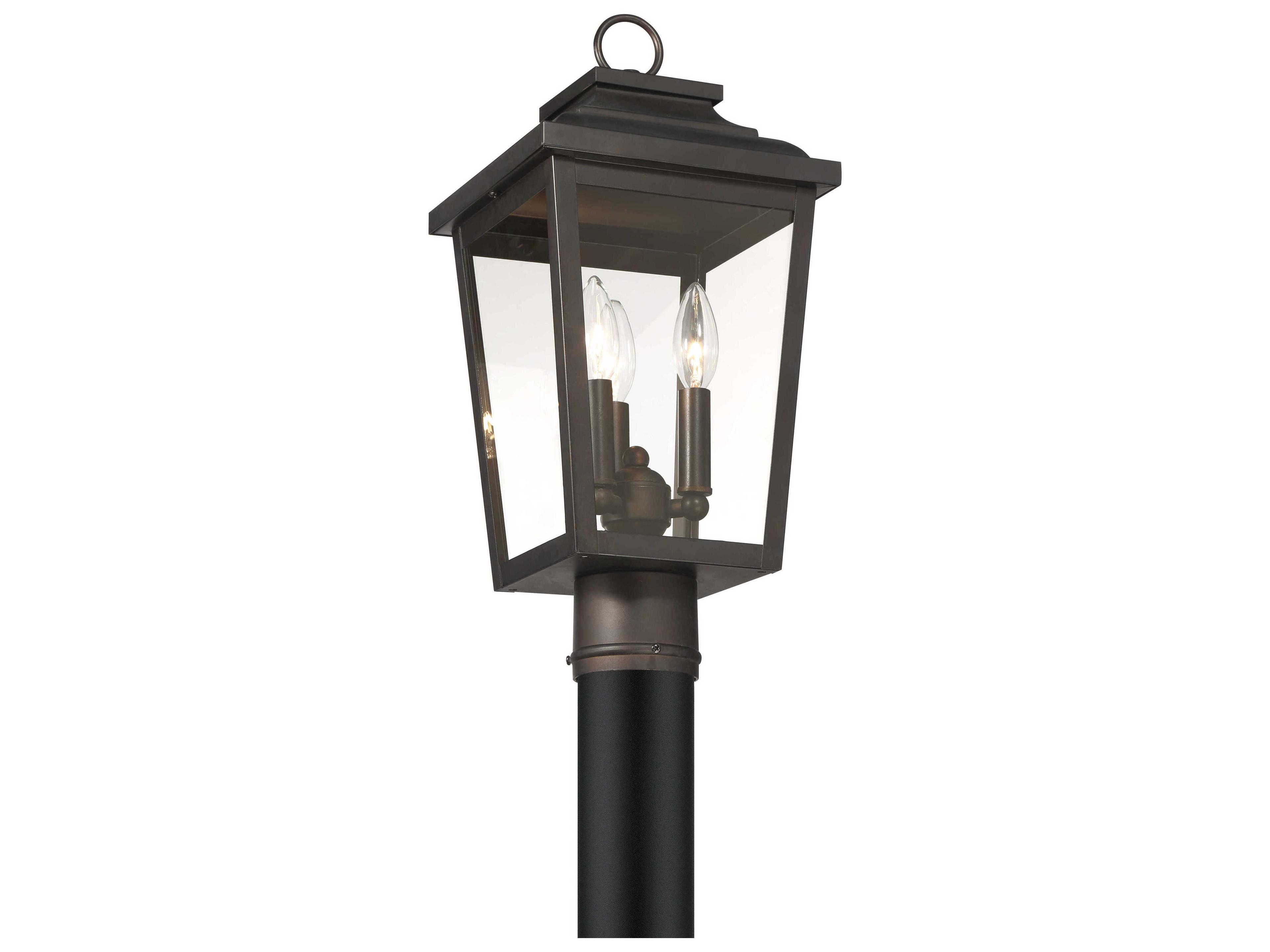 Minka Lavery Irvington Manor 3-Light Outdoor Post Light