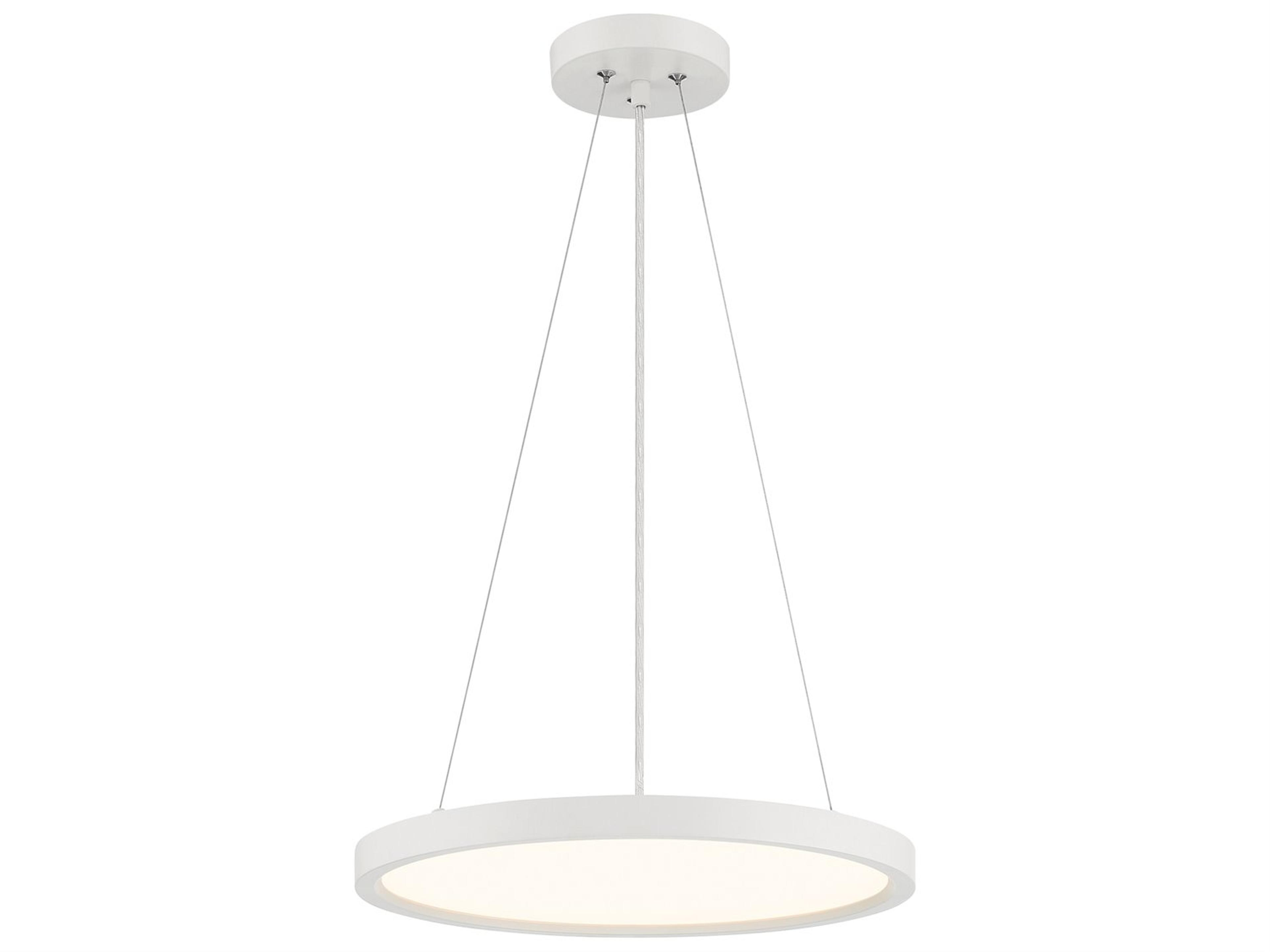 Vantage 1-Light White LED Pendant