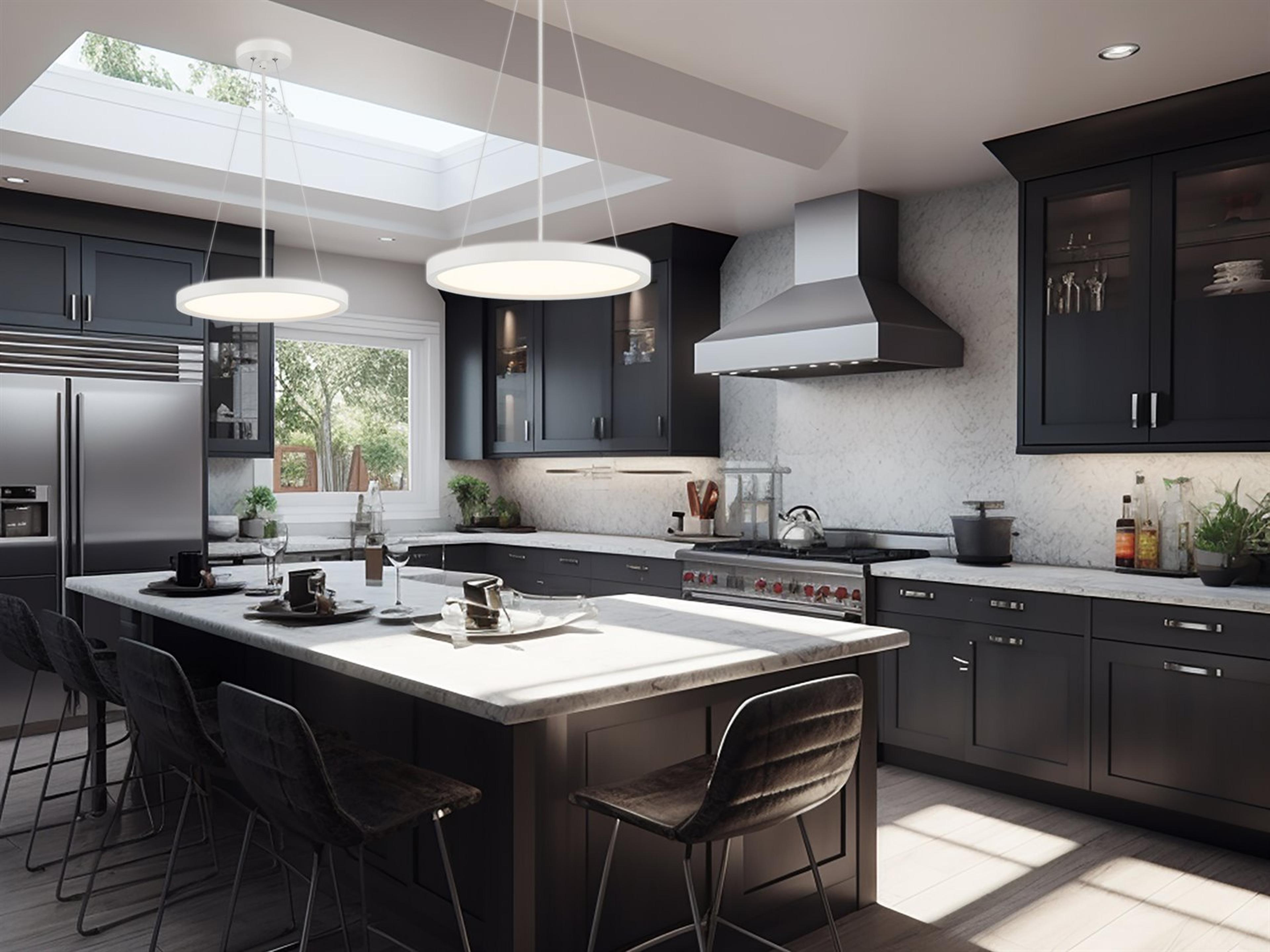 Minka Lavery Vantage 1-Light White LED Pendant