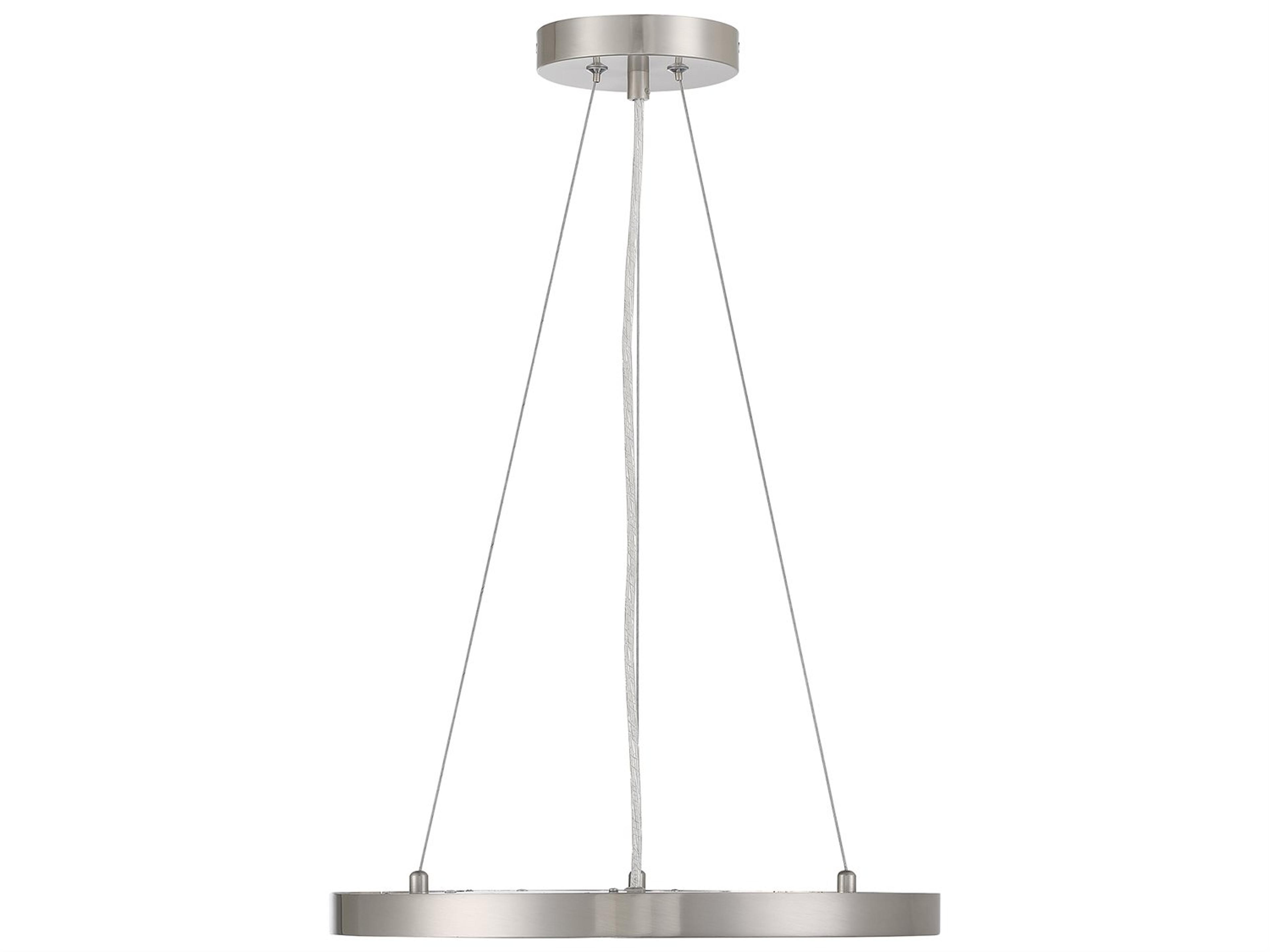 Minka Lavery Vantage 1-Light Brushed Nickel LED Pendant