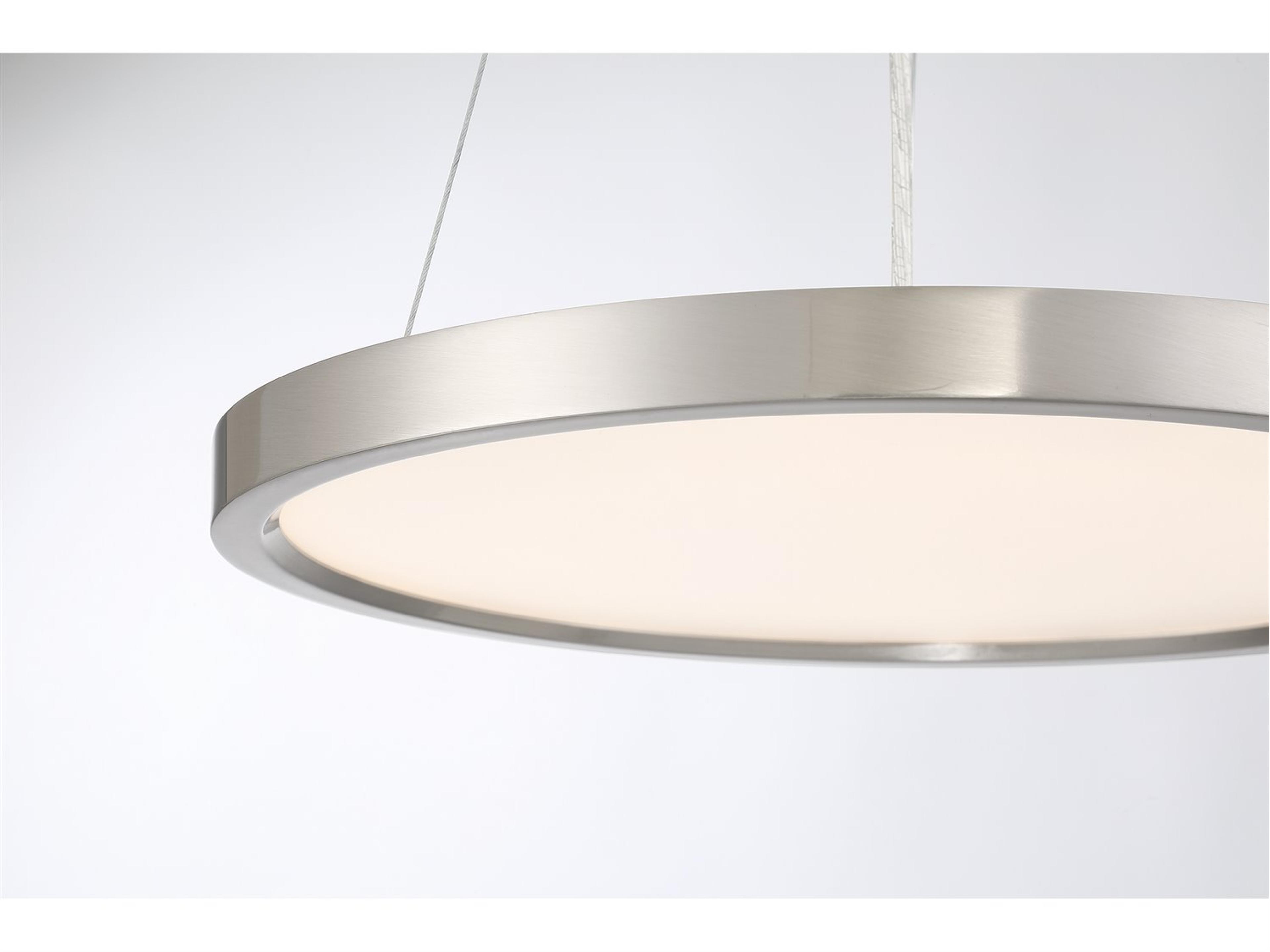 Minka Lavery Vantage 1-Light Brushed Nickel LED Pendant