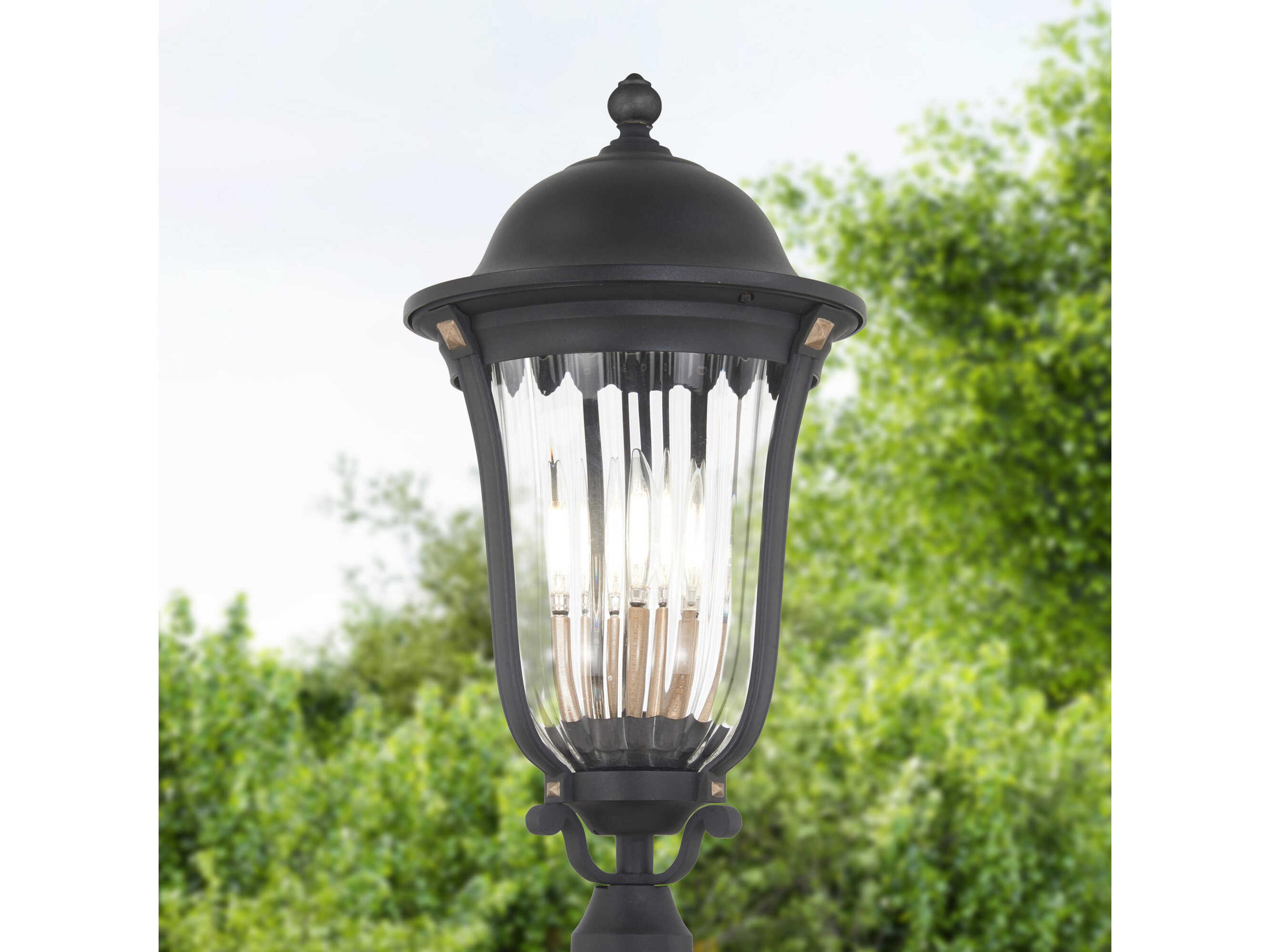 Minka Lavery Peale Street 4-Light Outdoor Post Light