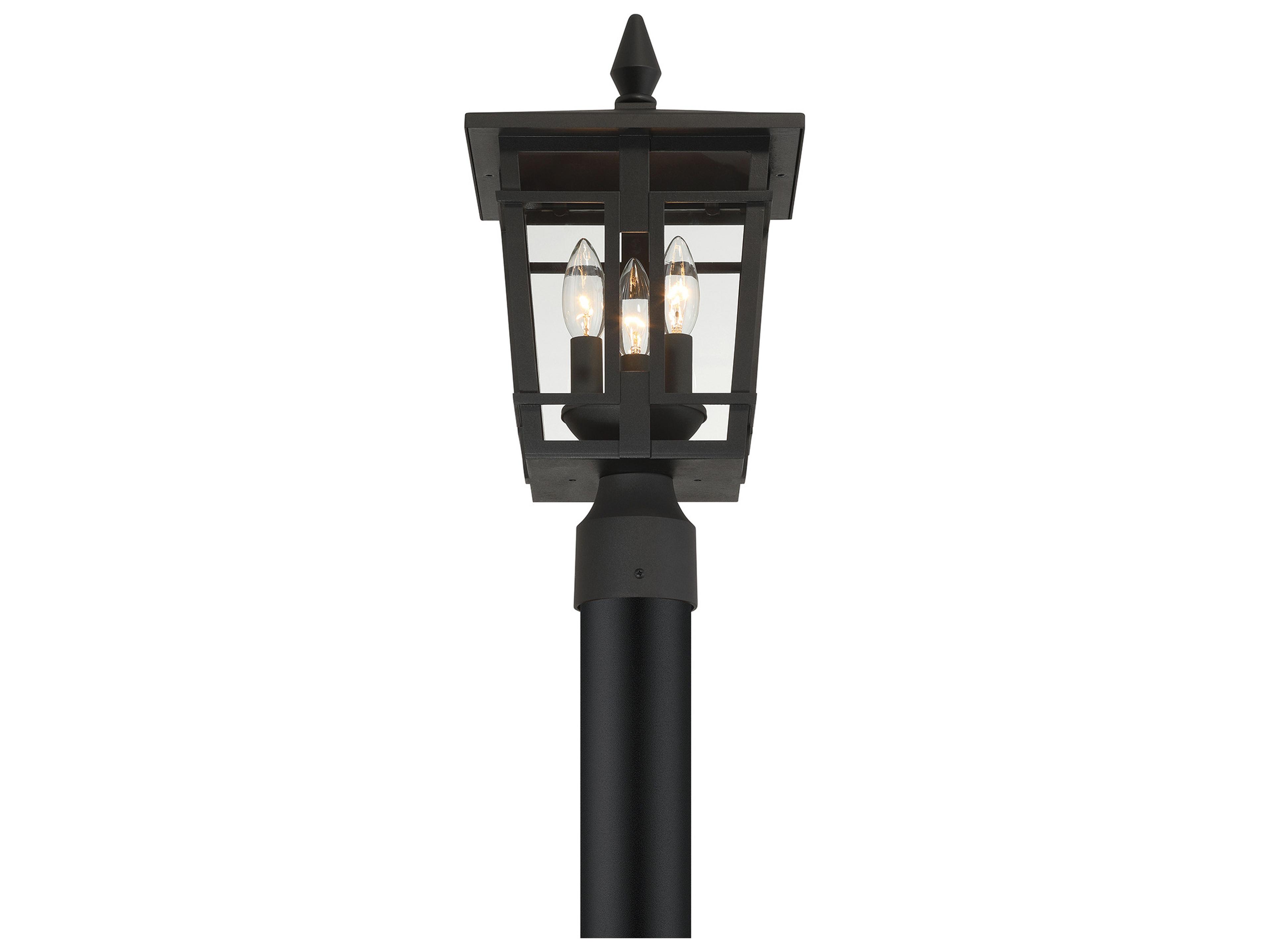Minka Lavery Fieldstone 3-Light Outdoor Post Light