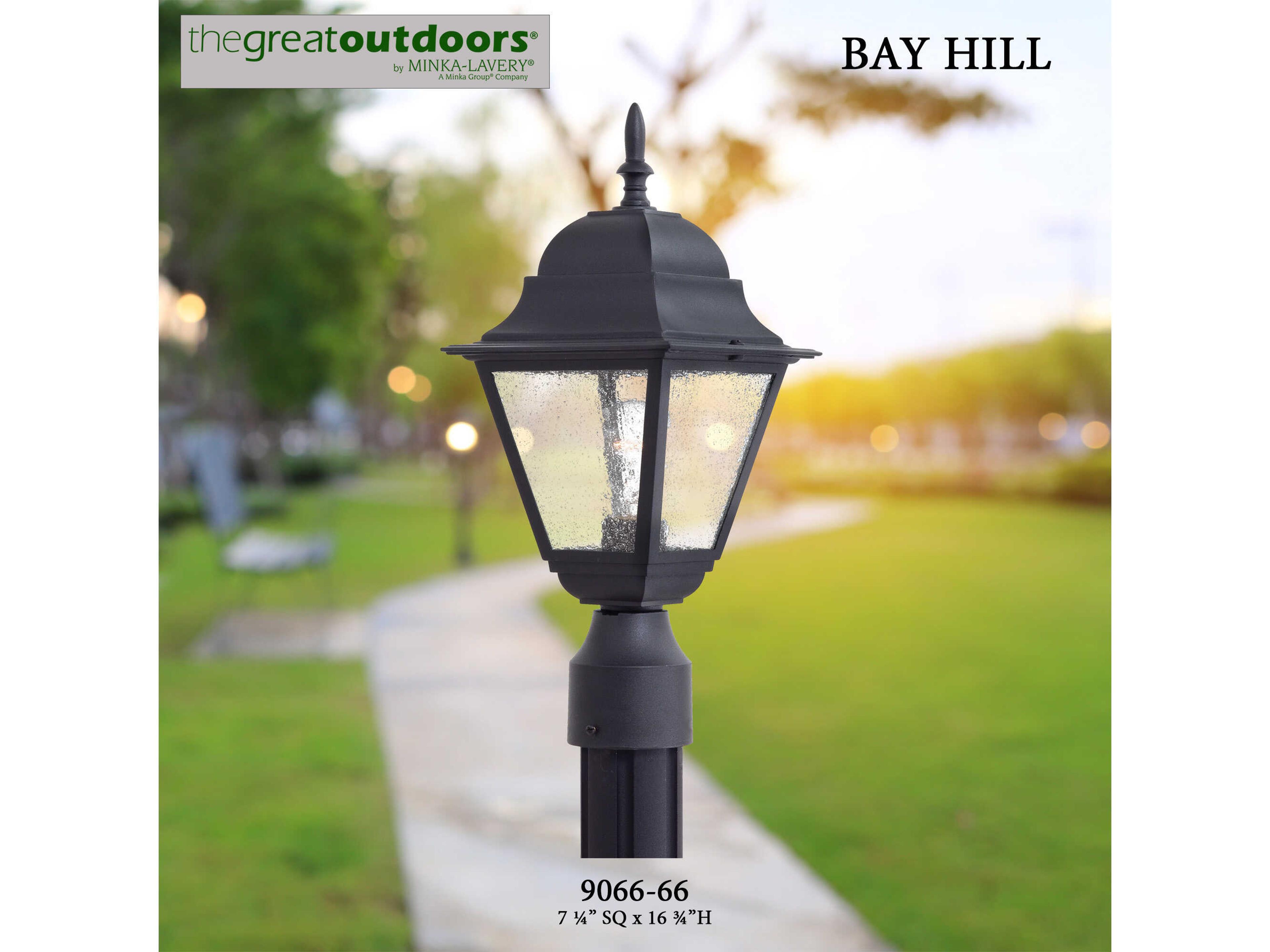 Minka Lavery Bay Hill 1 - Light Outdoor Post Light