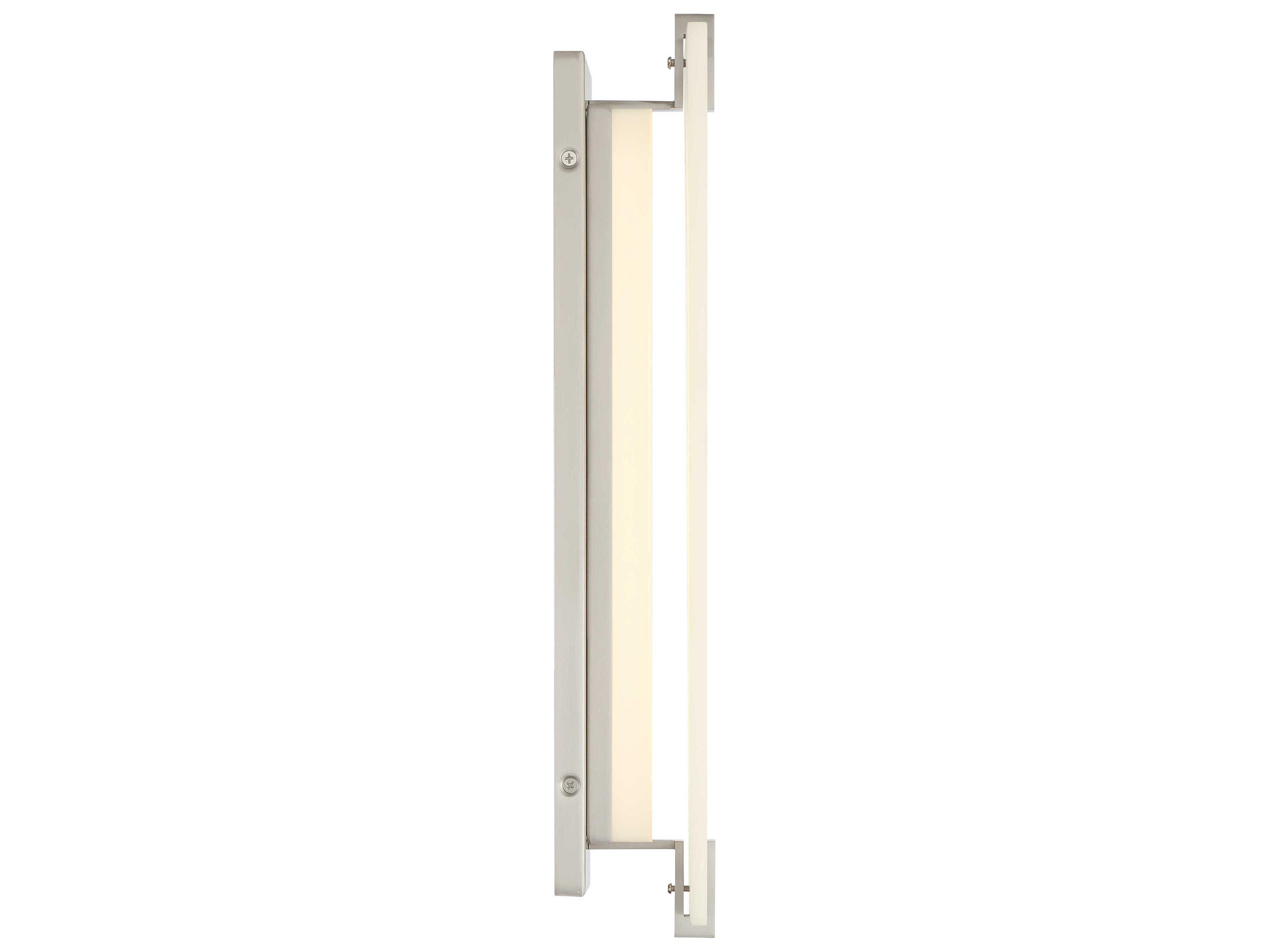 Minka Lavery Alzen 1-Light Brushed Nickel Wall Sconce