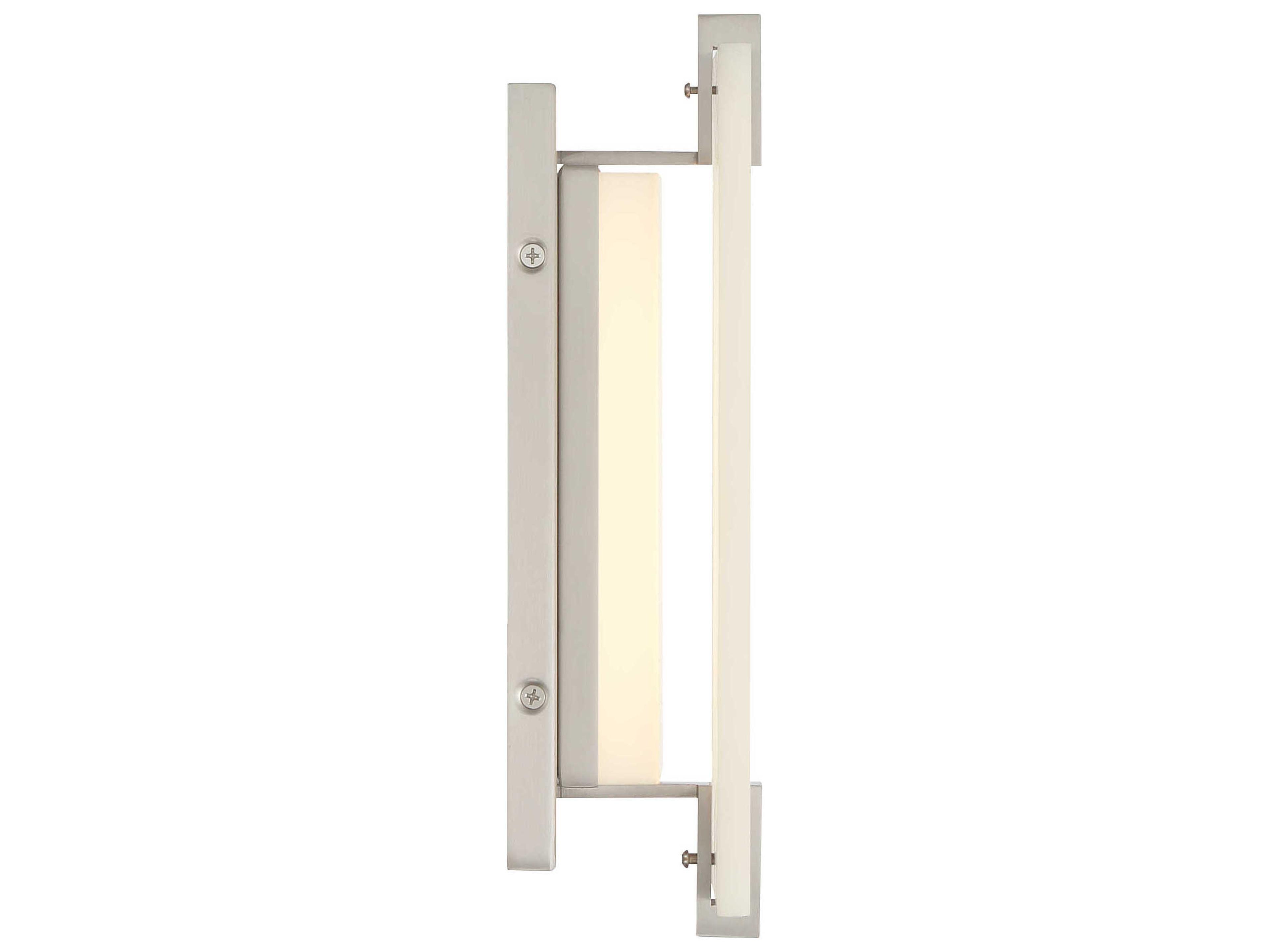 Minka Lavery Alzen 1-Light Brushed Nickel Wall Sconce
